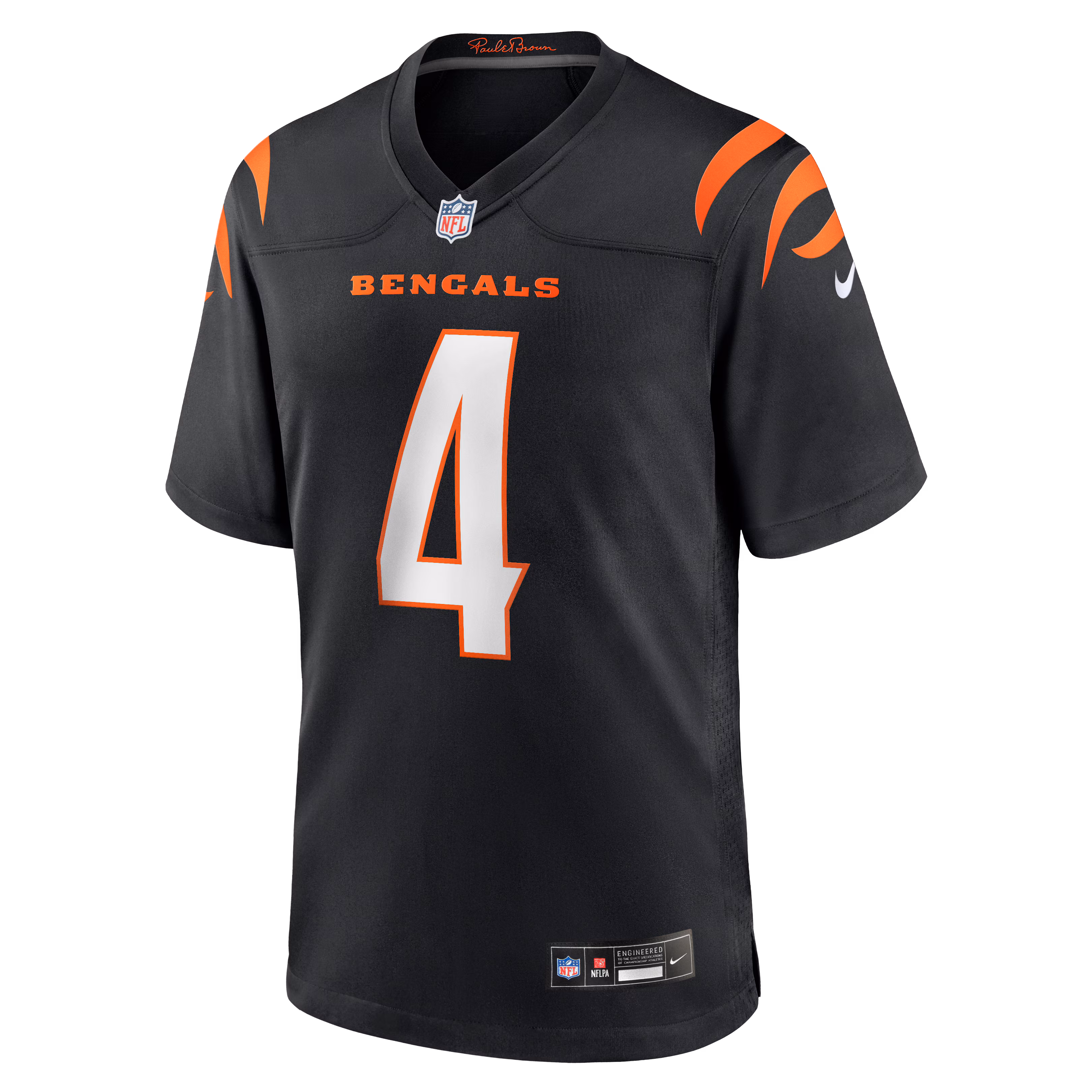 Men's Cincinnati Bengals Sean Clifford  Black Team Game Jersey