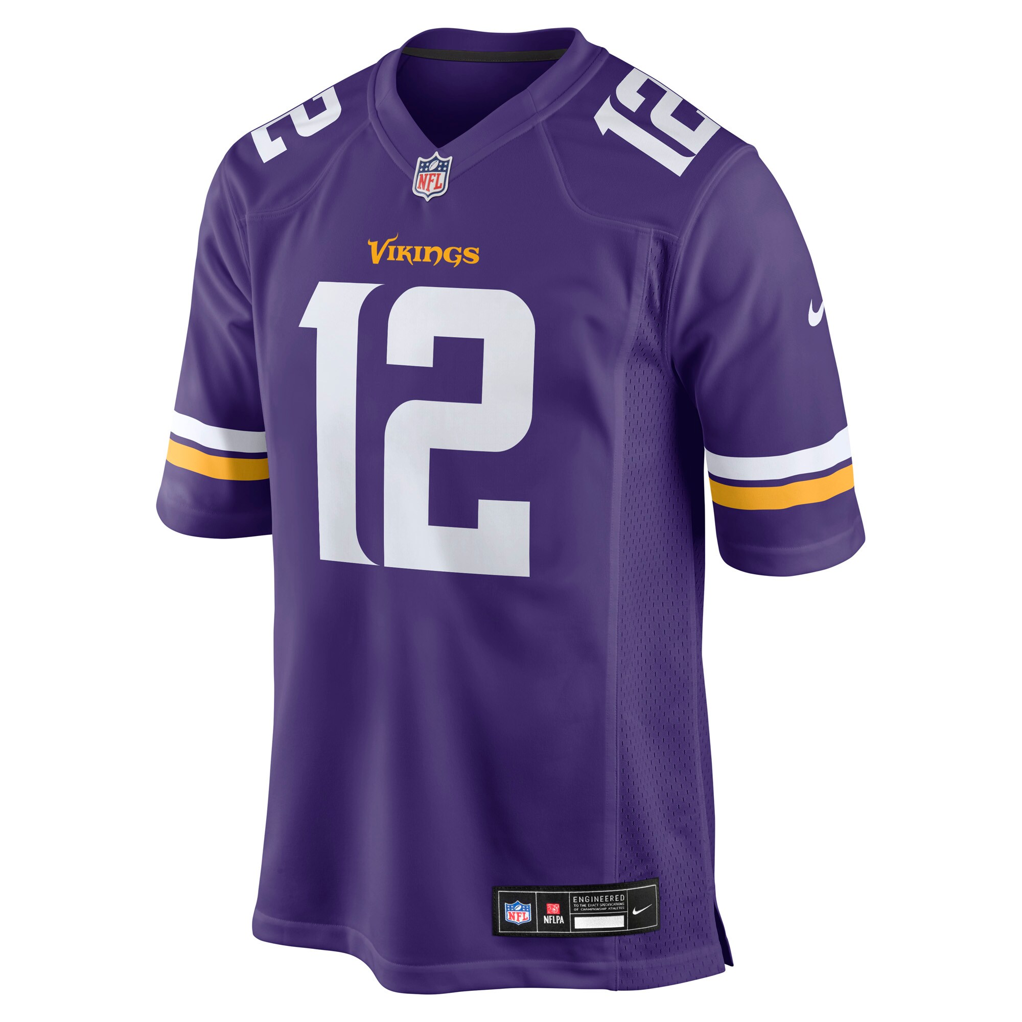 Men's Minnesota Vikings Max Brosmer  Purple Team Game Jersey