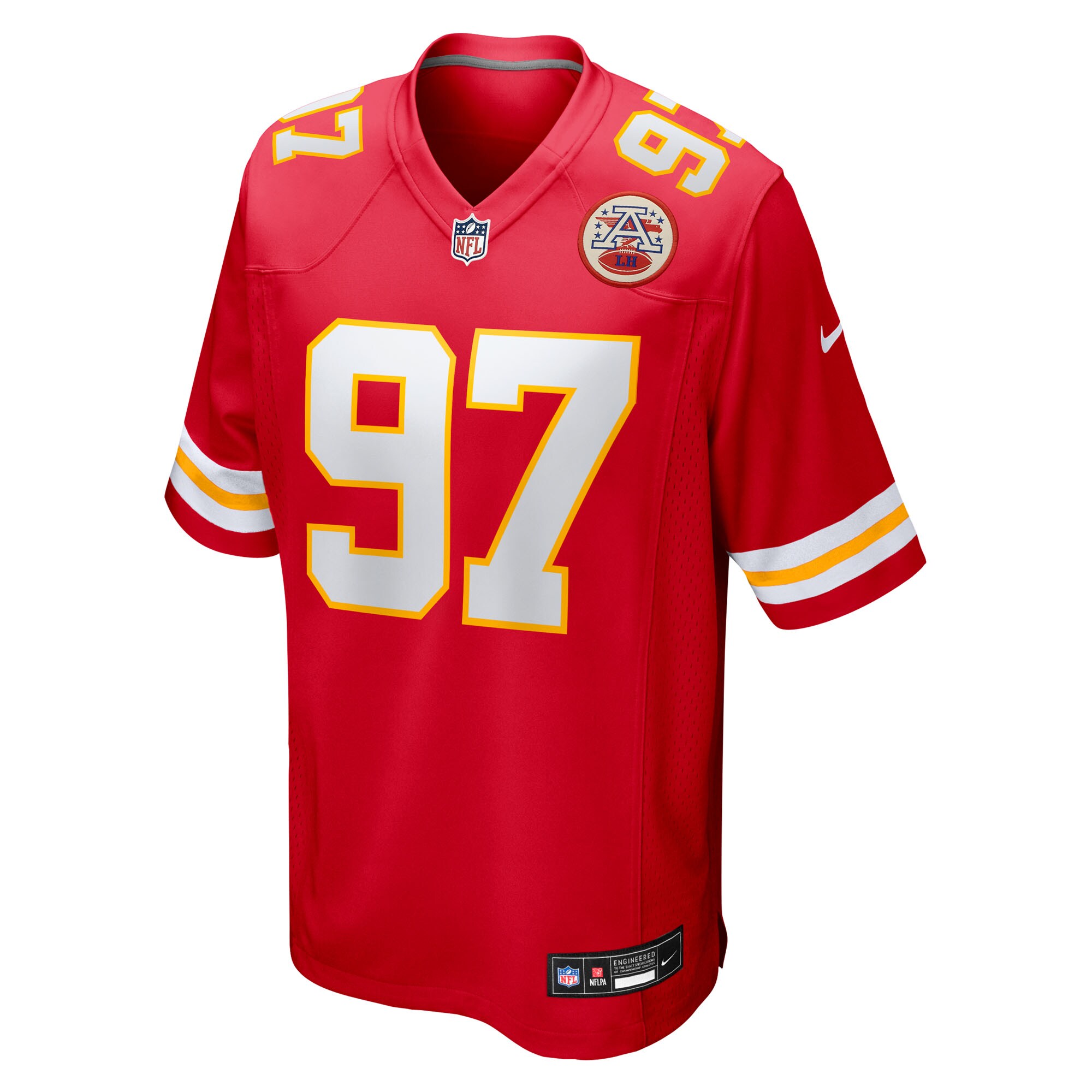 Men's Kansas City Chiefs Ashton Gillotte  Red Team Game Jersey