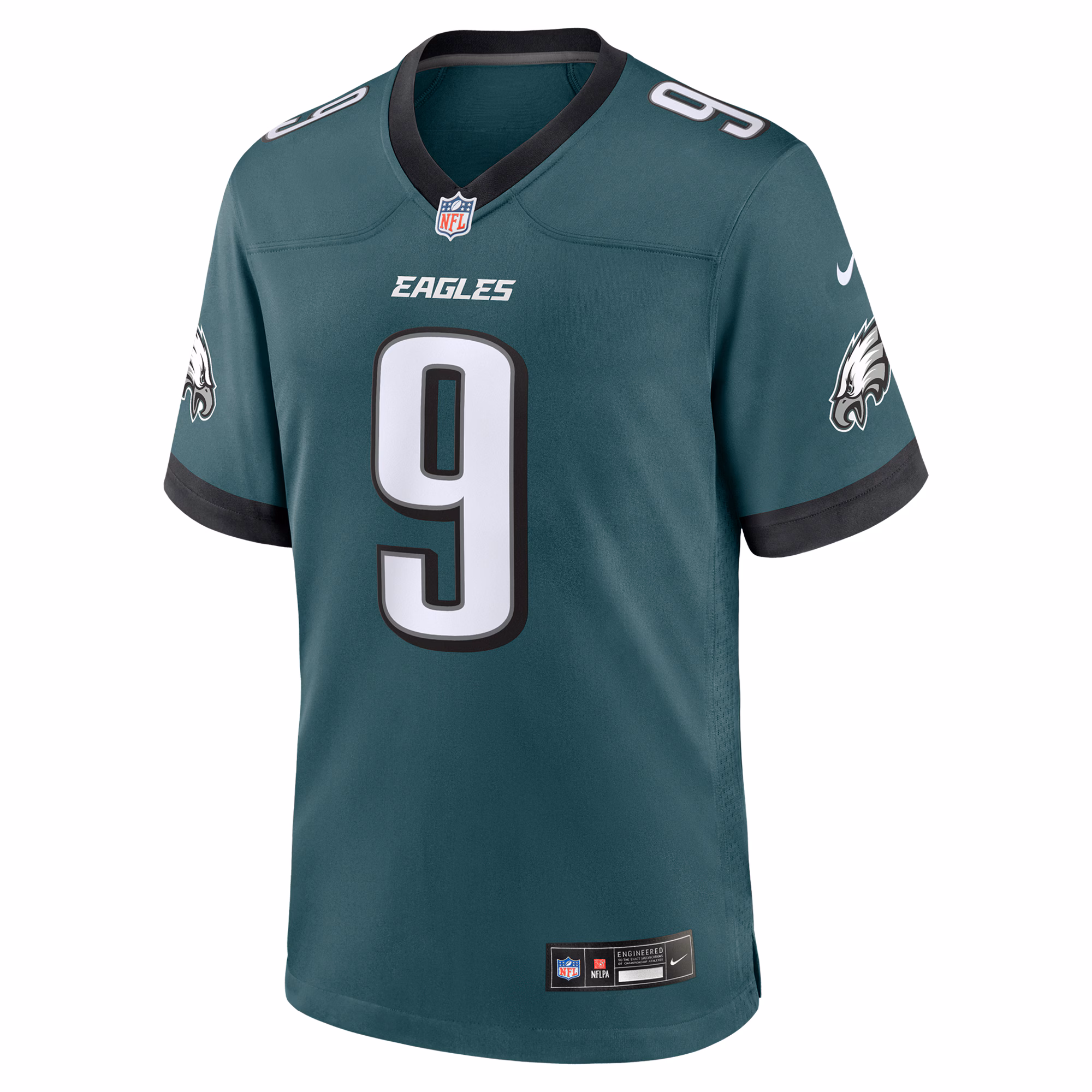 Men's Philadelphia Eagles Nick Foles  Midnight Green Team Retired Player Game Jersey