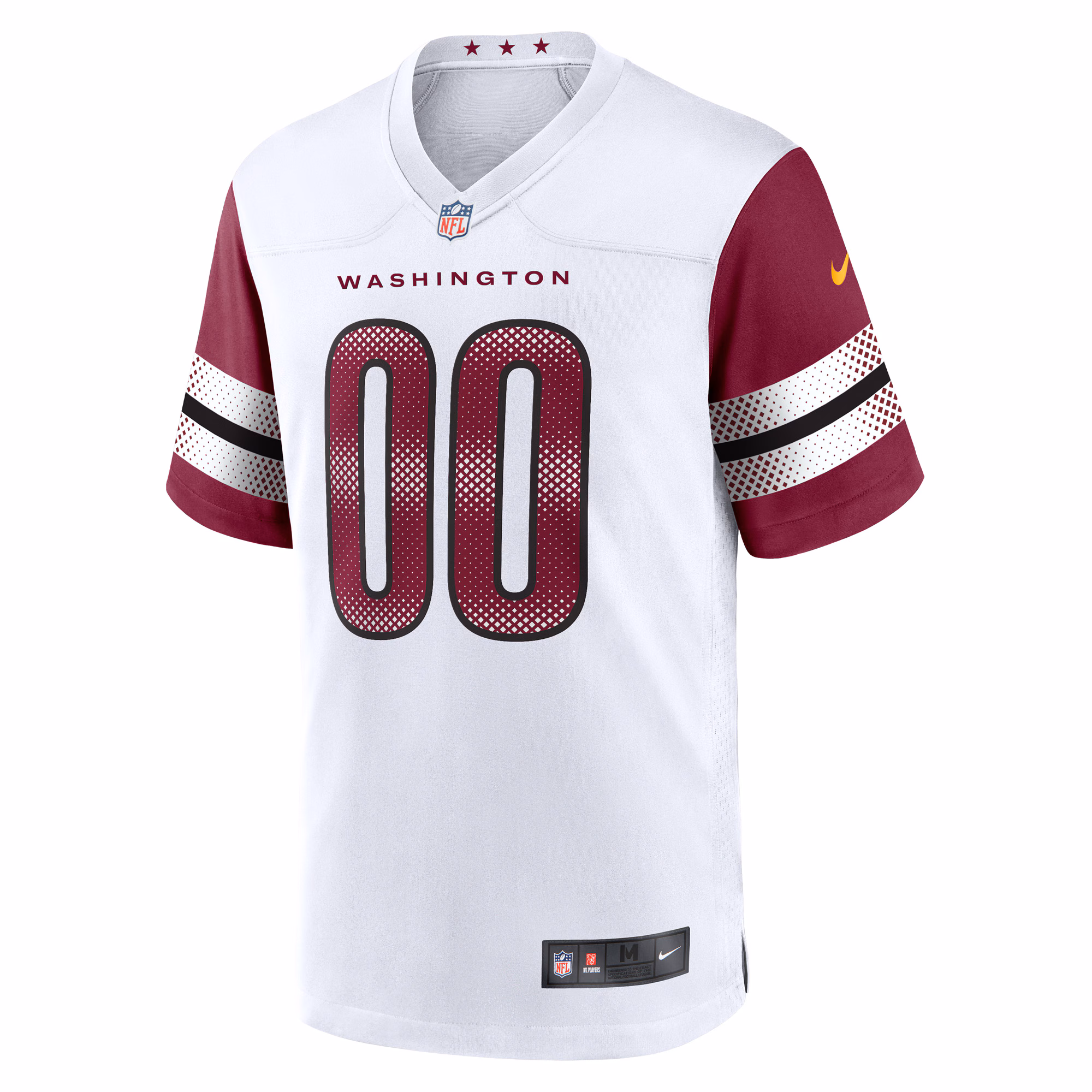 Men's Washington Commanders  White Game Custom Player Jersey