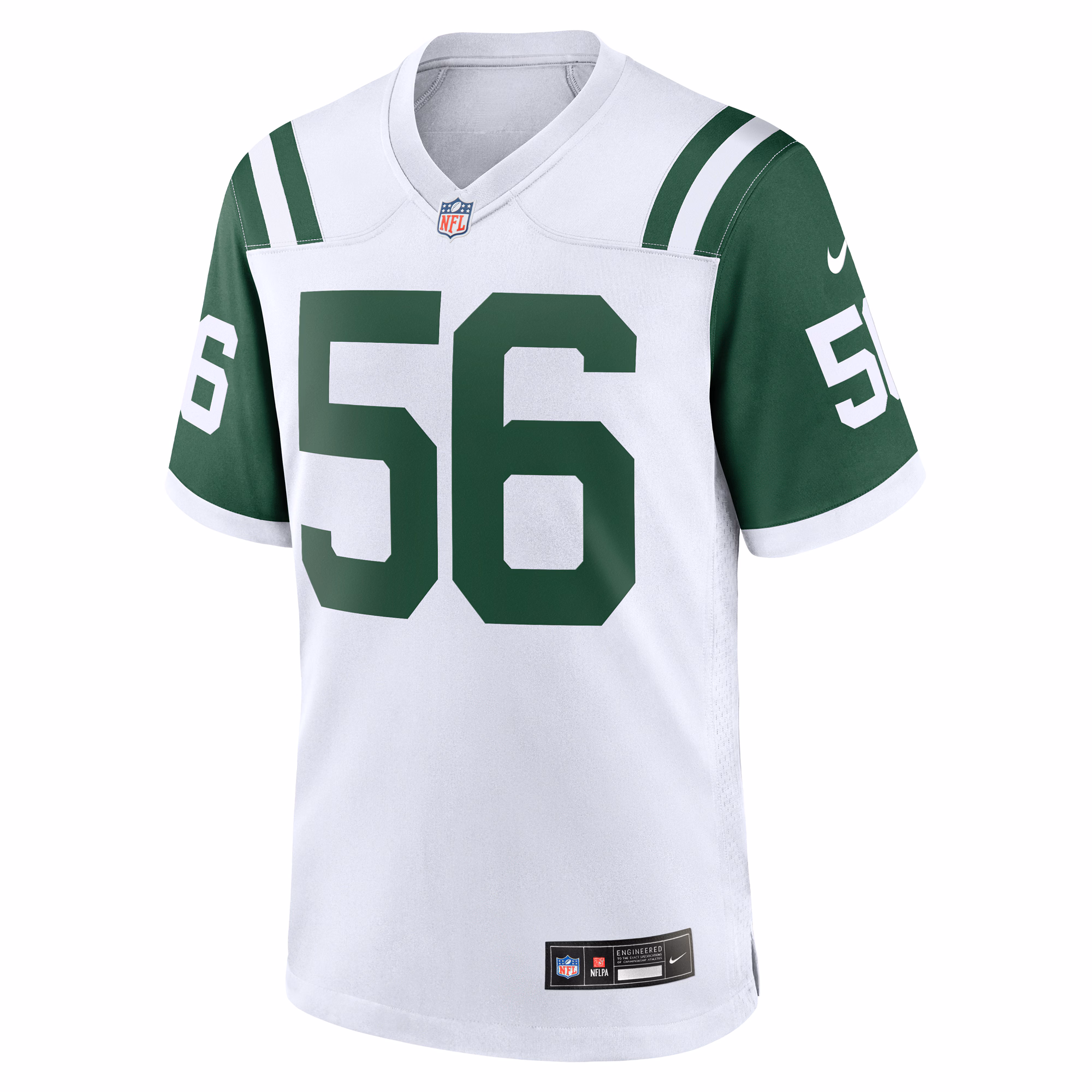 Men's New York Jets Quincy Williams  White Alternate Game Jersey