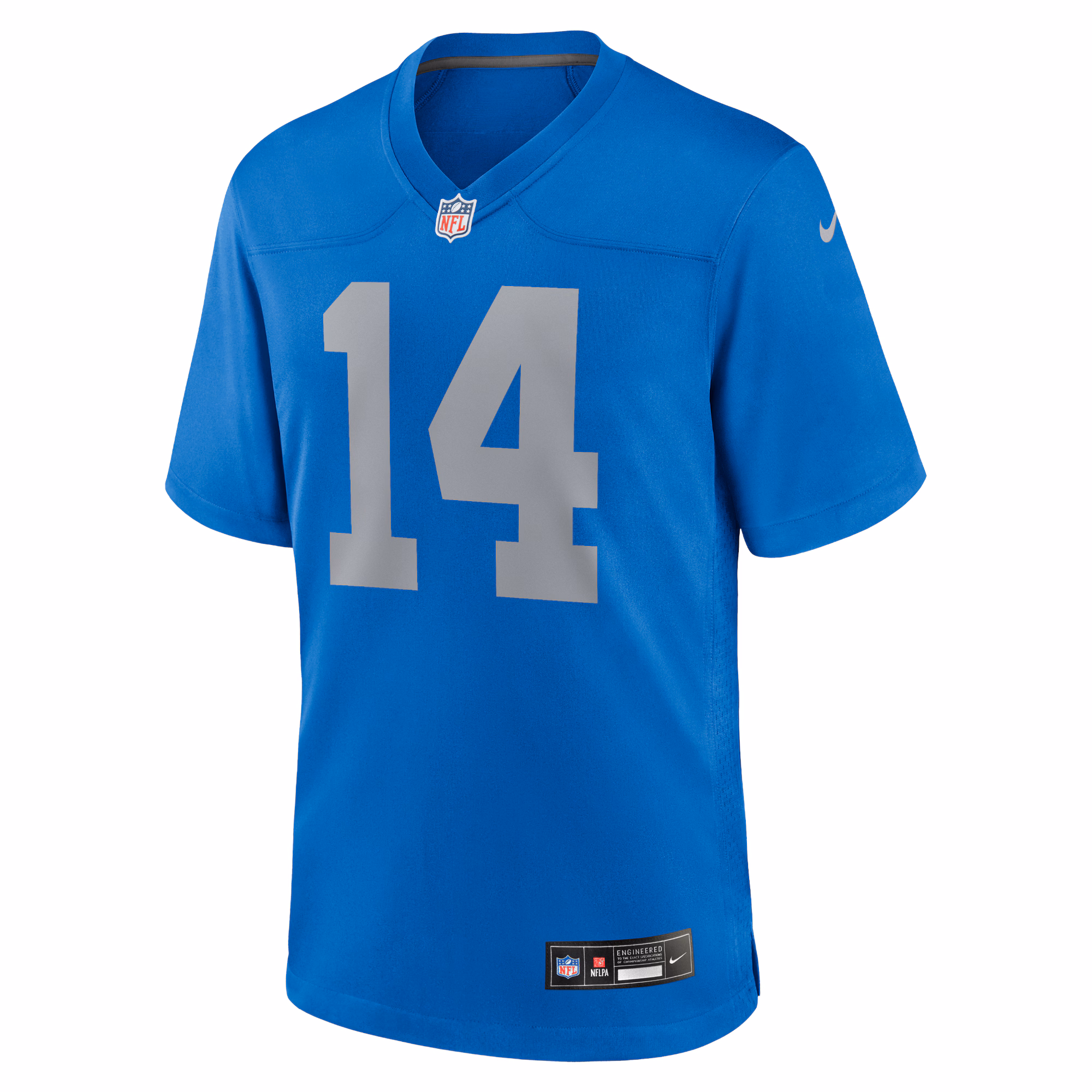 Men's Detroit Lions Amon-Ra St. Brown  Blue Alternate Game Jersey