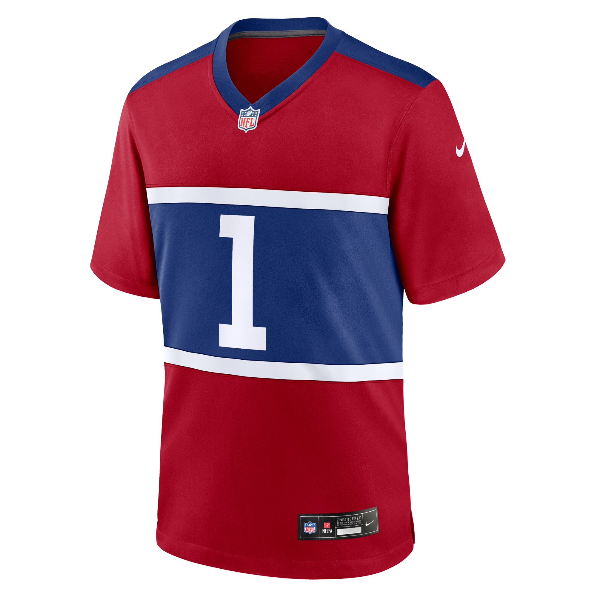 Men's New York Giants Malik Nabers  Century Red Alternate Game Jersey