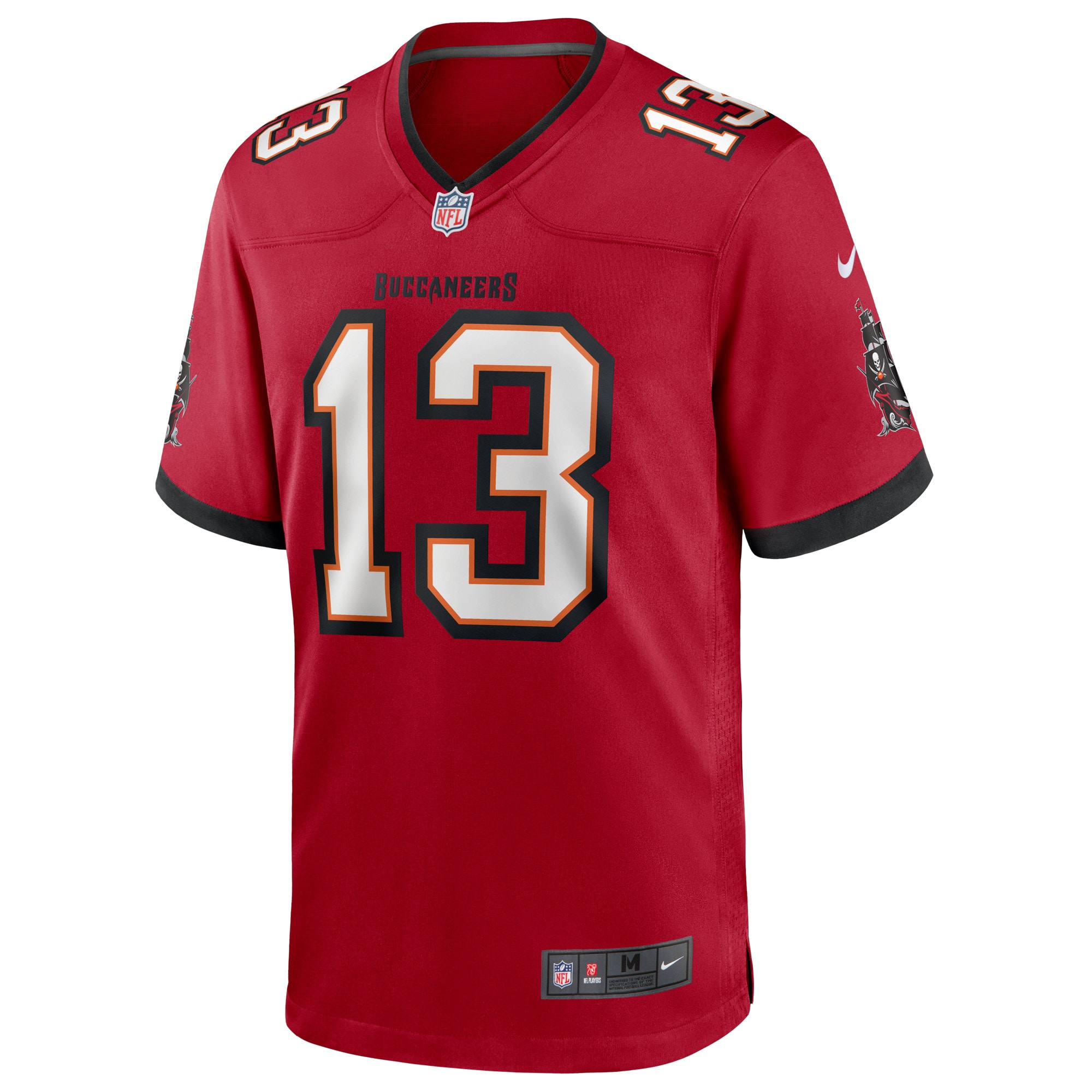 Men's Tampa Bay Buccaneers Mike Evans  Red Game Jersey