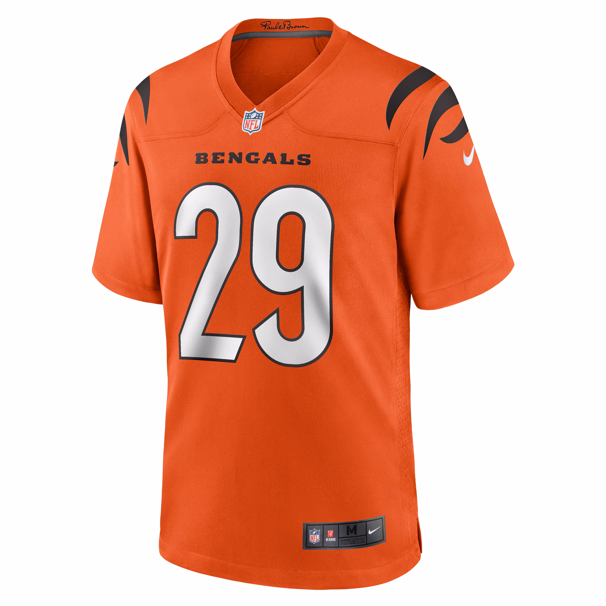 Men's Cincinnati Bengals Cam Taylor-Britt  Orange Alternate Game Jersey