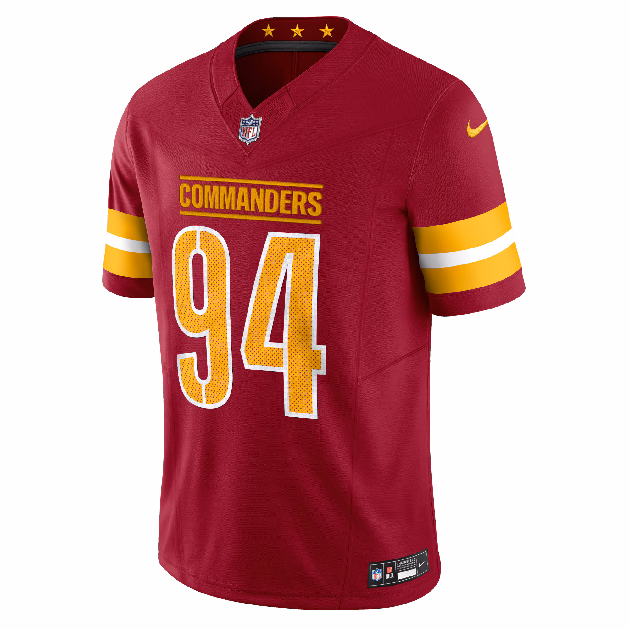 Men's Washington Commanders Daron Payne  Burgundy Vapor F.U.S.E. Limited Jersey