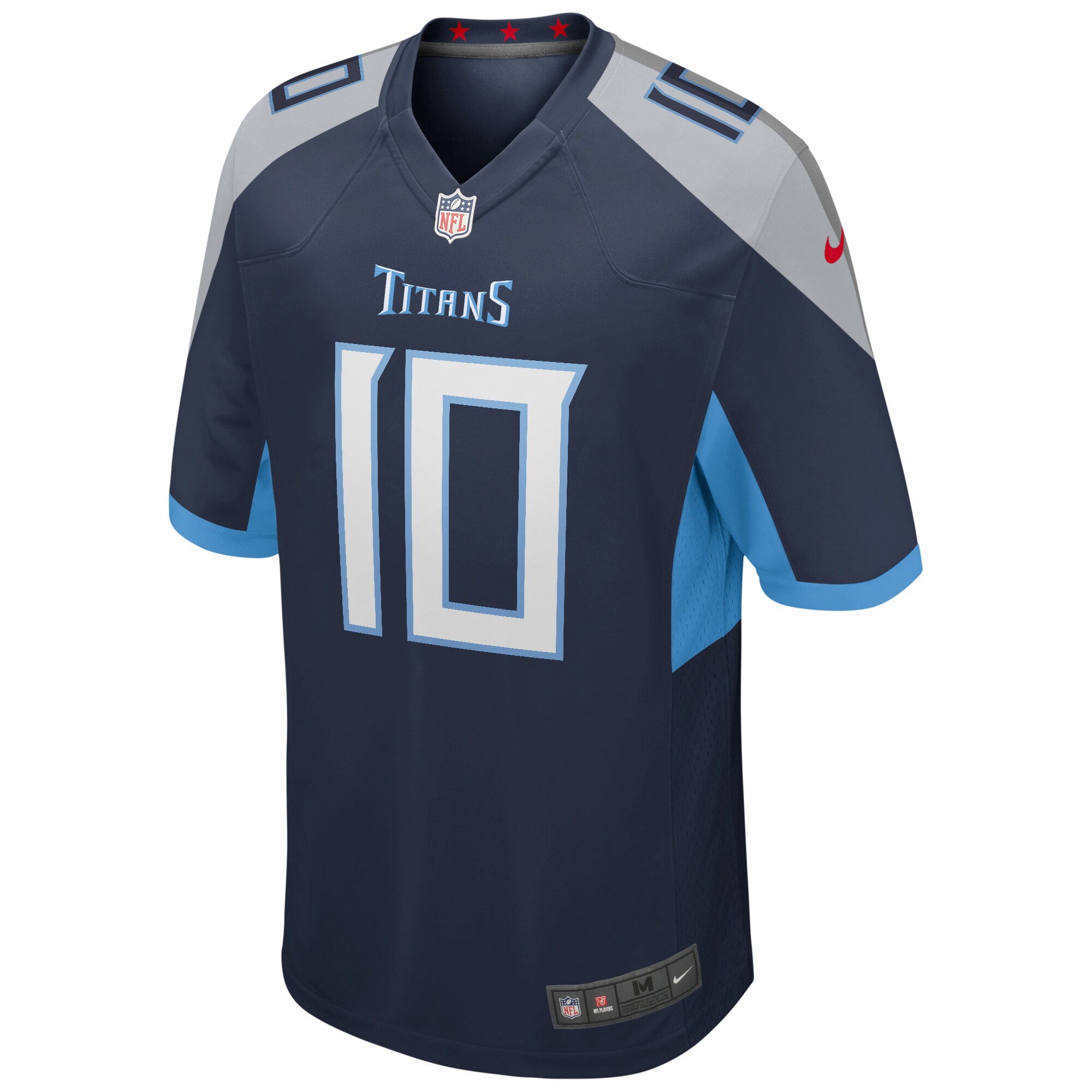 Men's Tennessee Titans Vince Young  Navy Game Retired Player Jersey