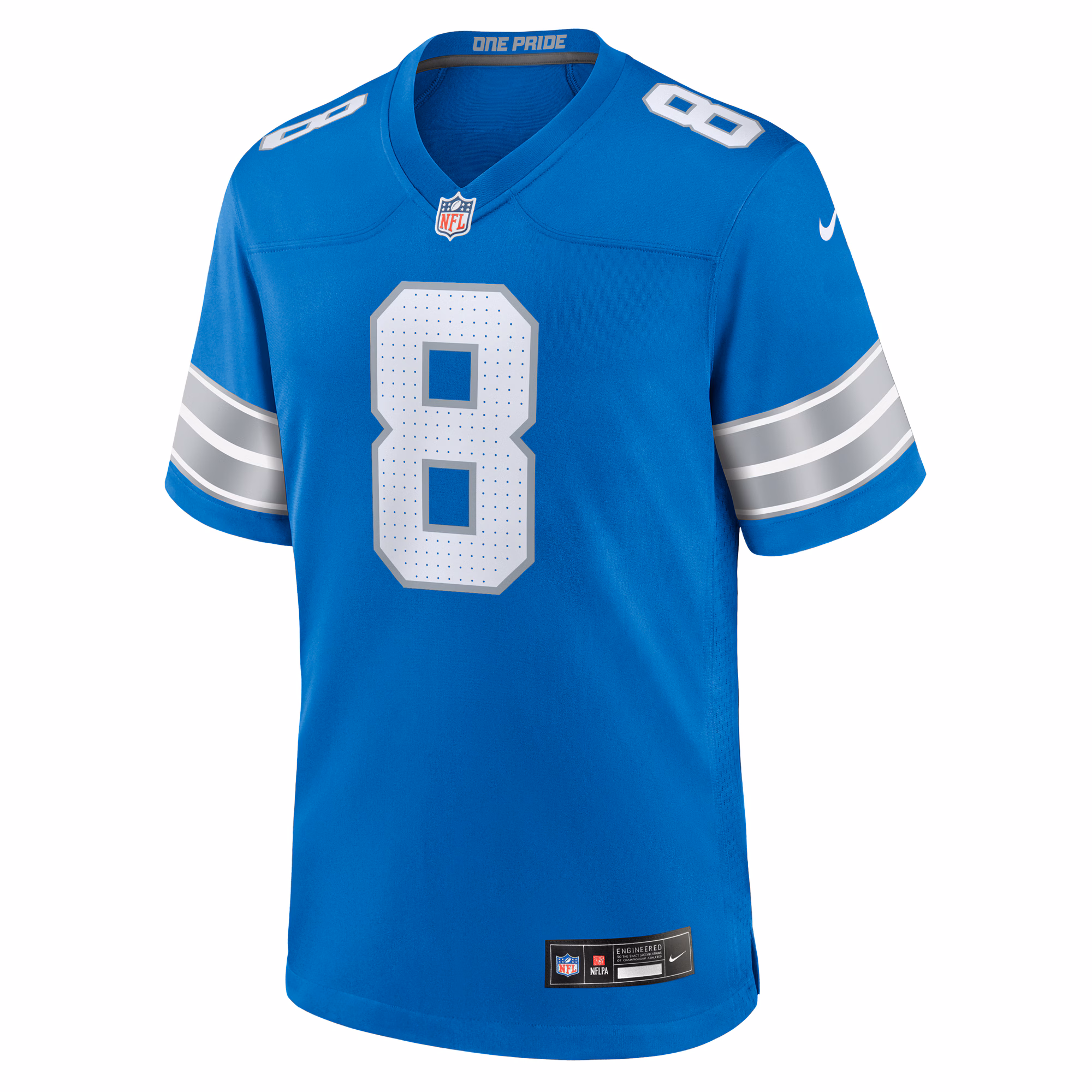 Men's Detroit Lions Kyle Allen  Blue Team Game Jersey