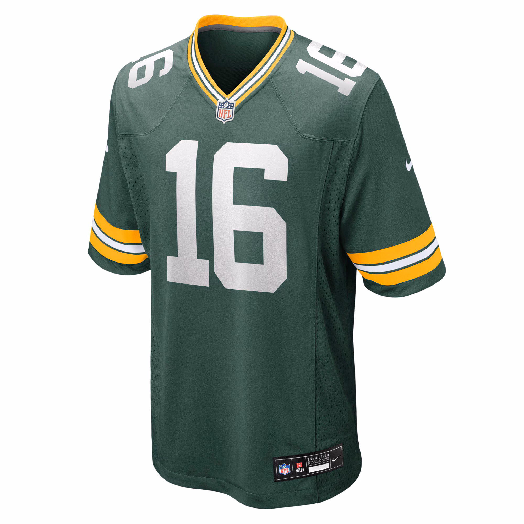 Men's Green Bay Packers Bo Melton  Green Team Game Jersey