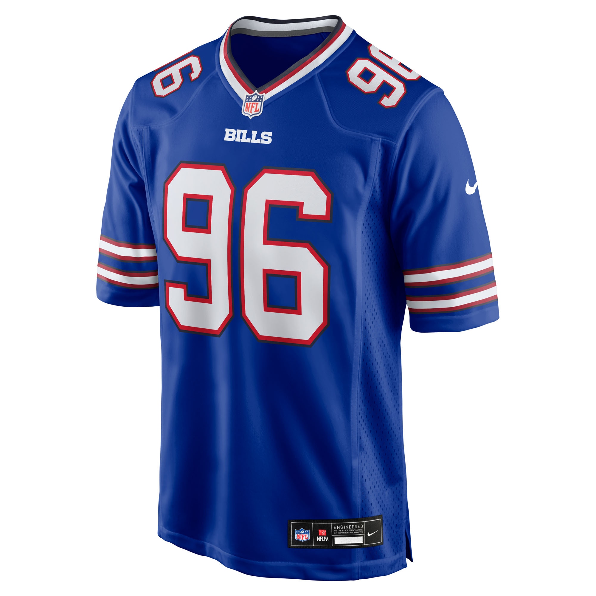 Men's Buffalo Bills Deone Walker  Royal Team Game Jersey