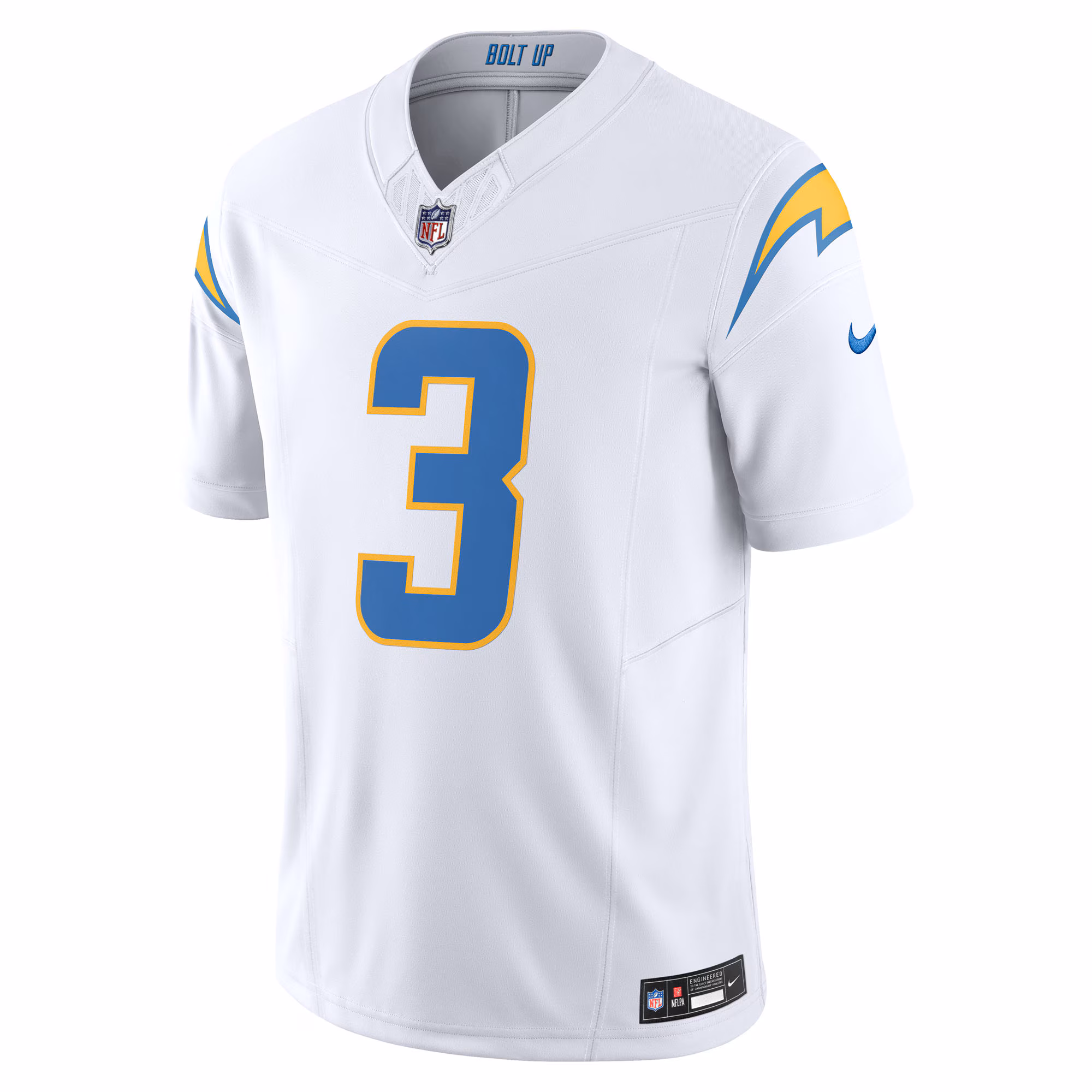 Men's Los Angeles Chargers Derwin James Jr.  White Vapor F.U.S.E. Limited Jersey