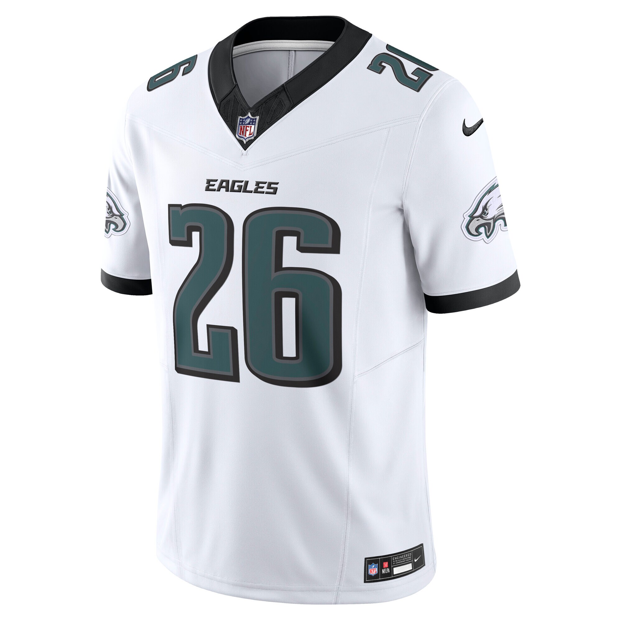 Men's Philadelphia Eagles Saquon Barkley  White Vapor F.U.S.E. Limited Jersey