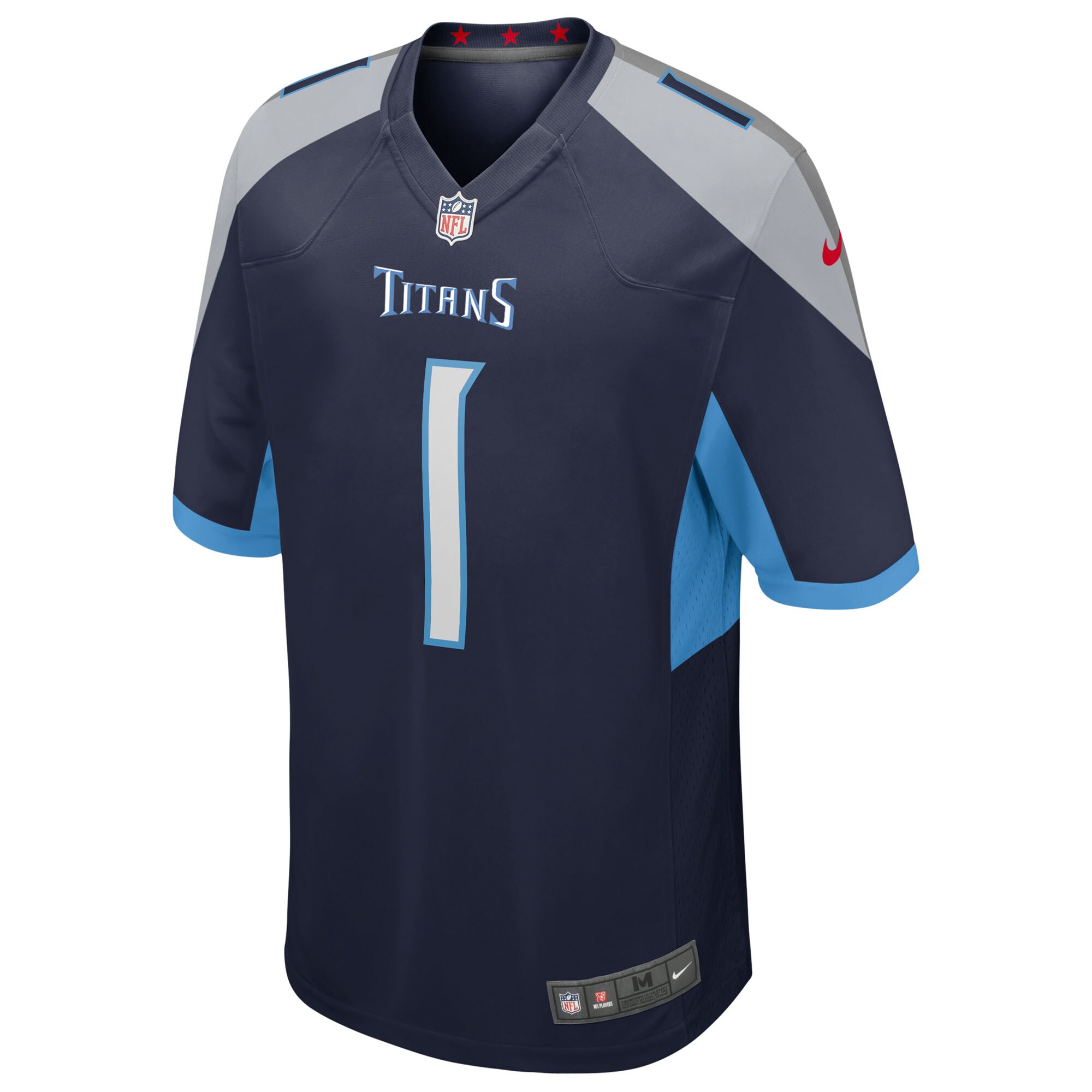 Men's Tennessee Titans Cameron Ward  Navy 2025 NFL Draft First Round Pick Alternate Game Jersey