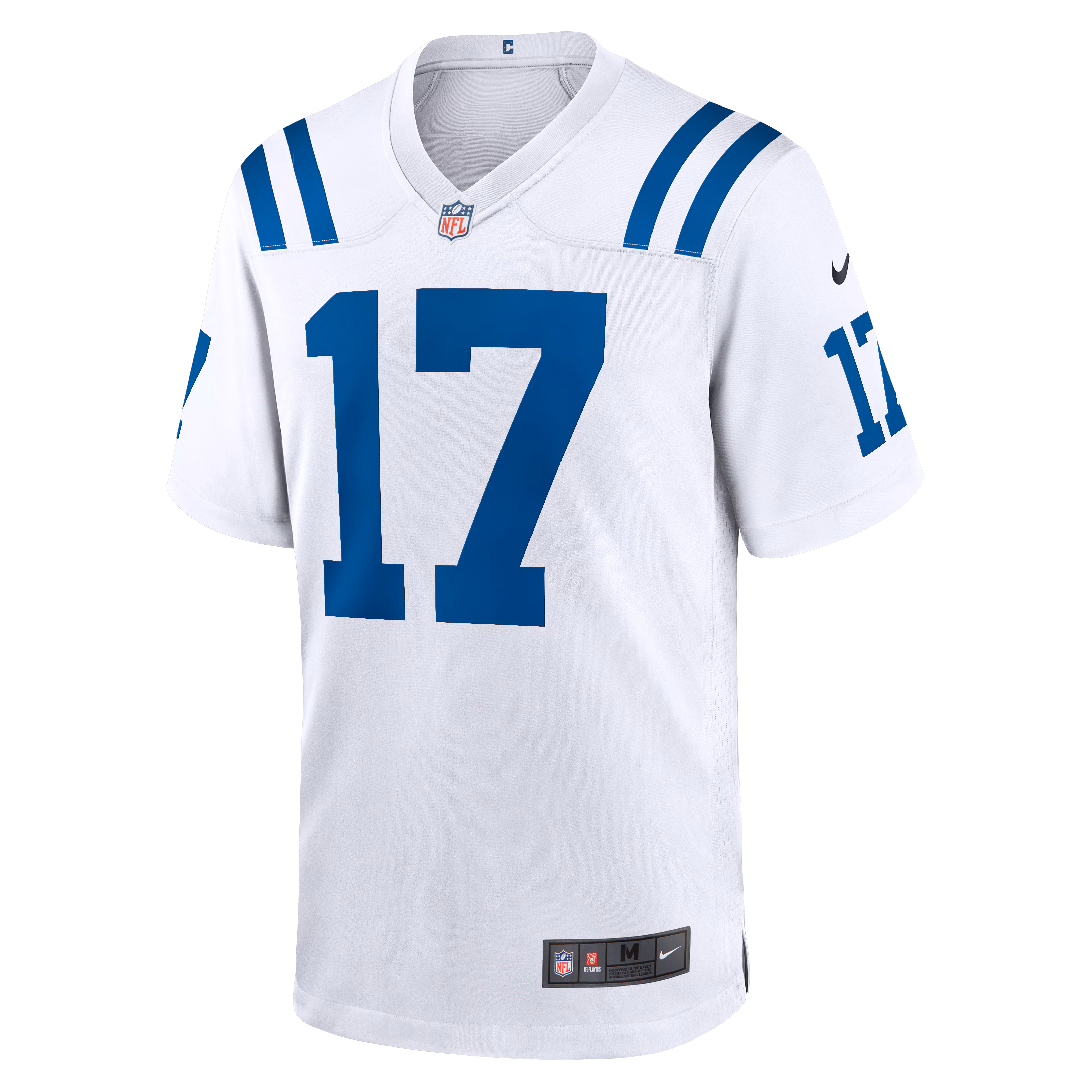 Men's Indianapolis Colts Daniel Jones  White Game Jersey