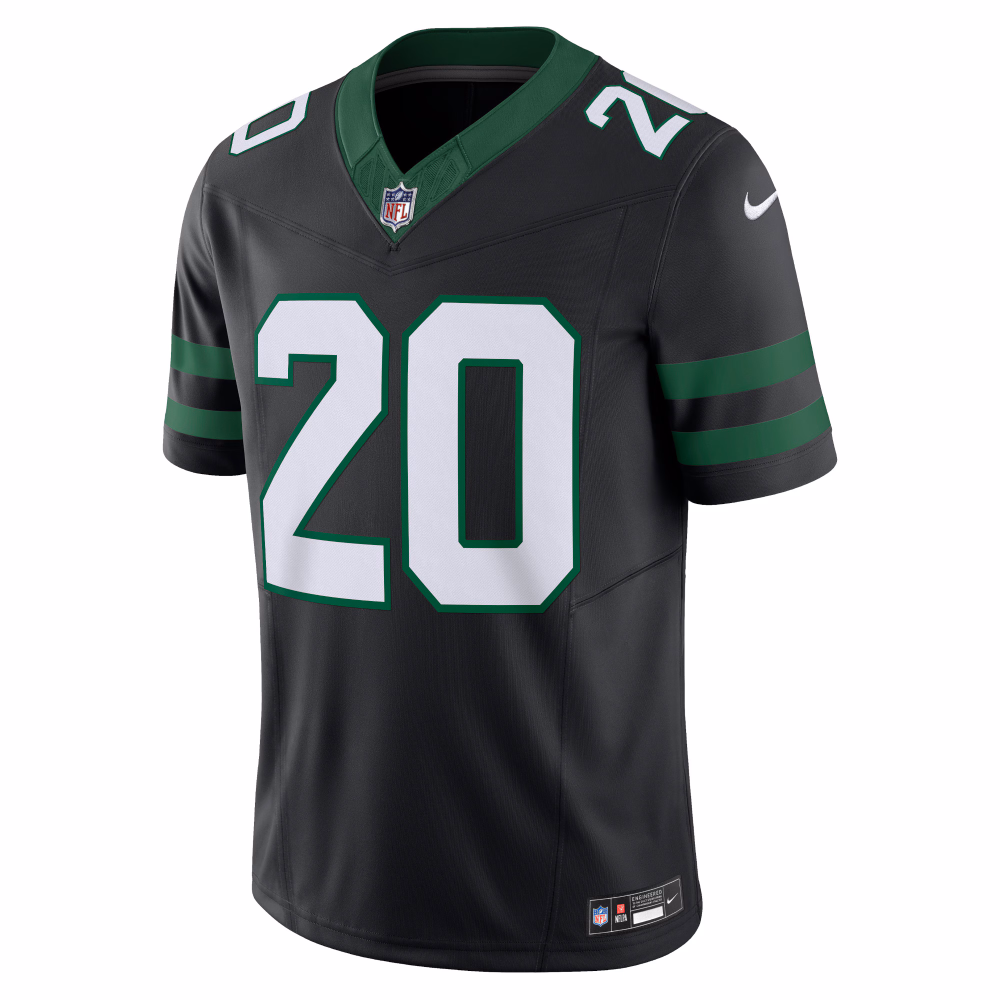Men's New York Jets Breece Hall  Legacy Black Alternate Vapor F.U.S.E. Limited Jersey