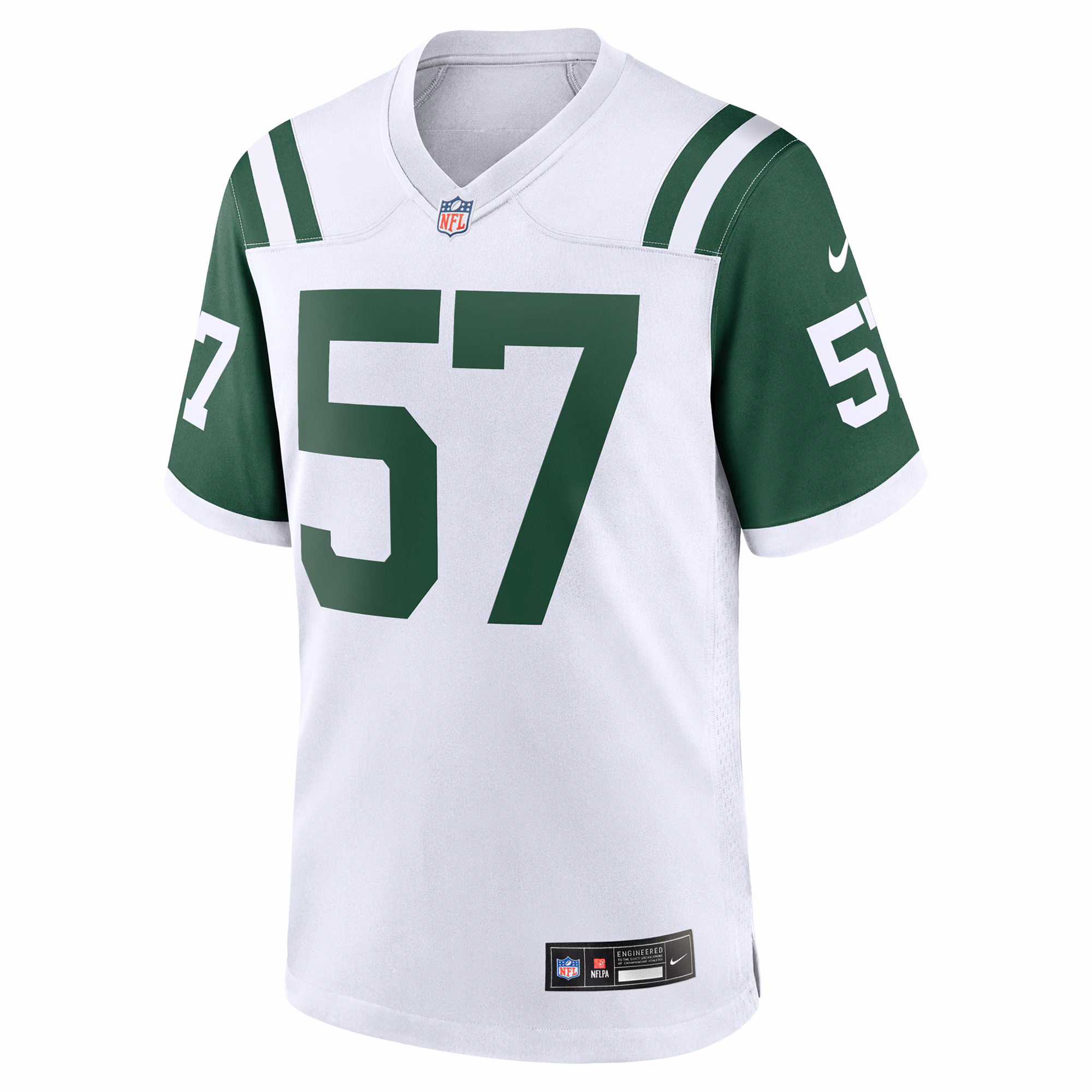 Men's New York Jets C.J. Mosley  White Classic Alternate Game Jersey