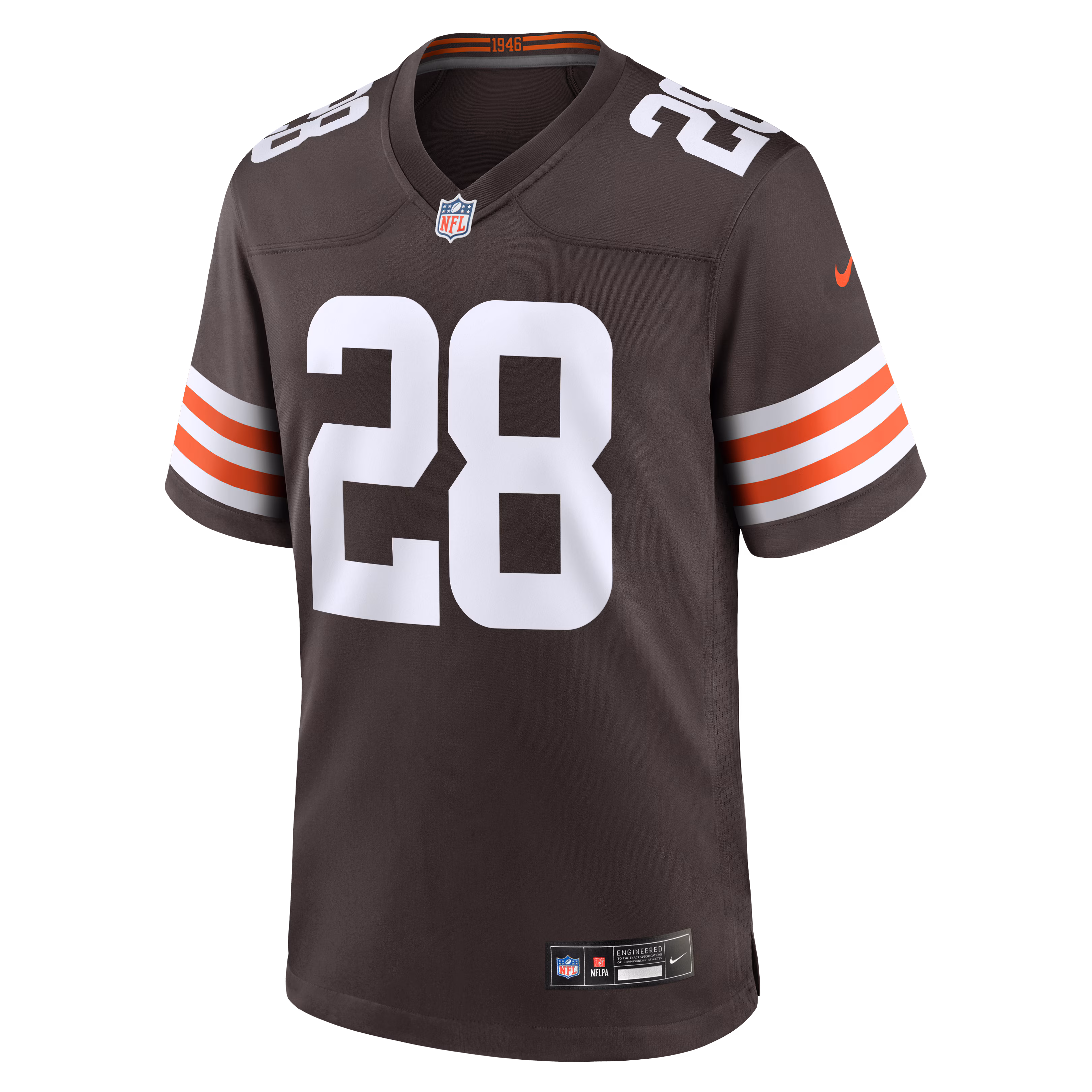 Men's Cleveland Browns Tre Avery  Brown Team Game Jersey