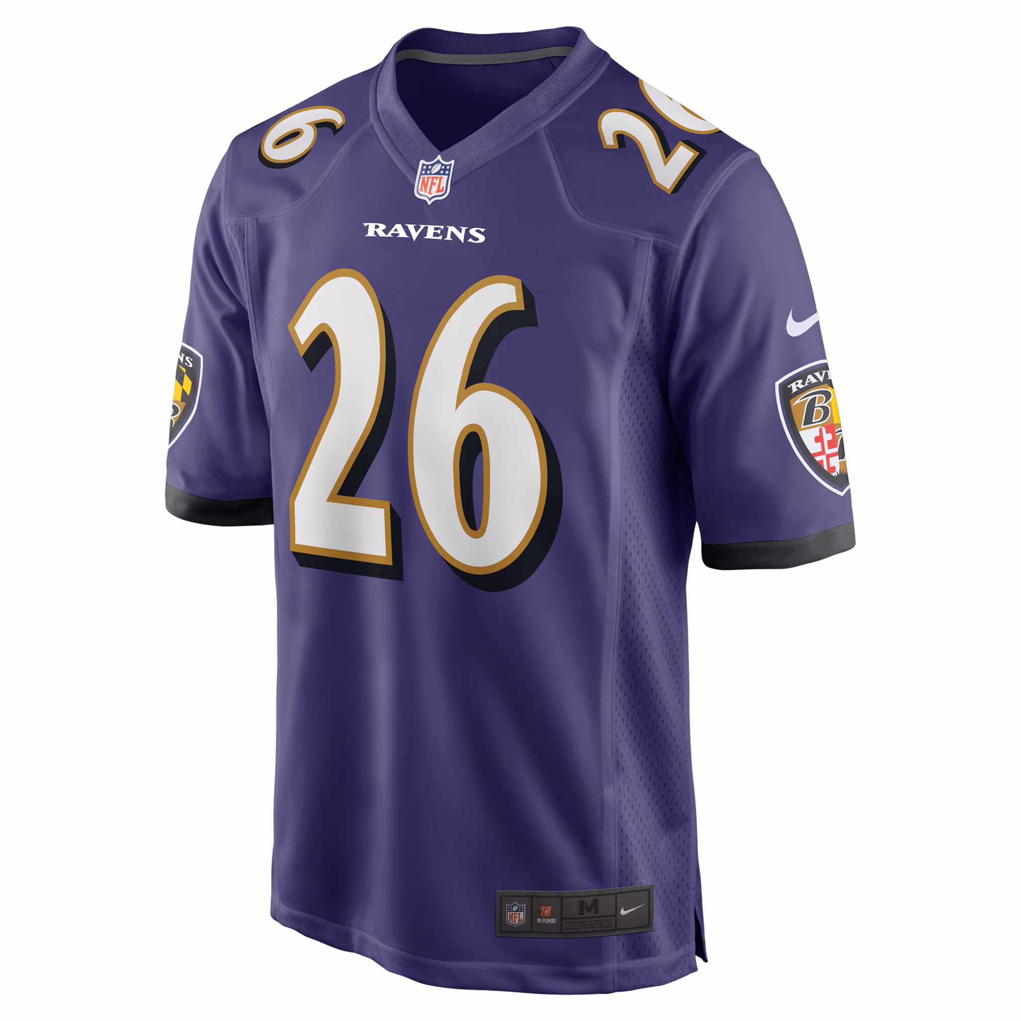 Men's Baltimore Ravens Rasheen Ali  Purple Team Game Jersey