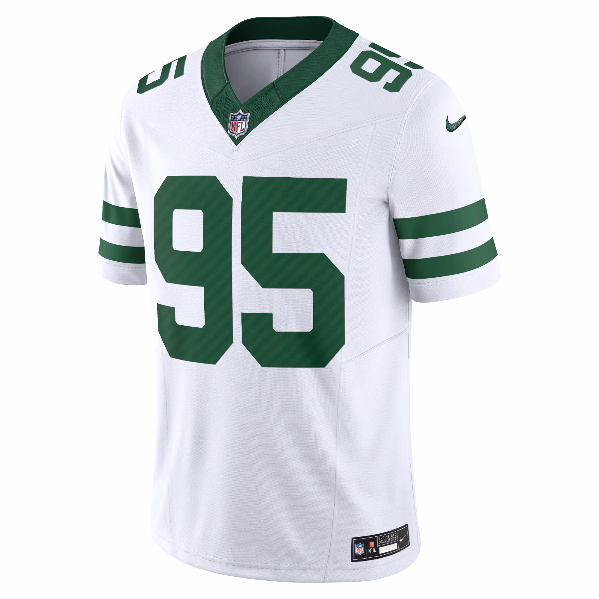 Men's New York Jets Quinnen Williams  Legacy White Vapor F.U.S.E. Limited Jersey