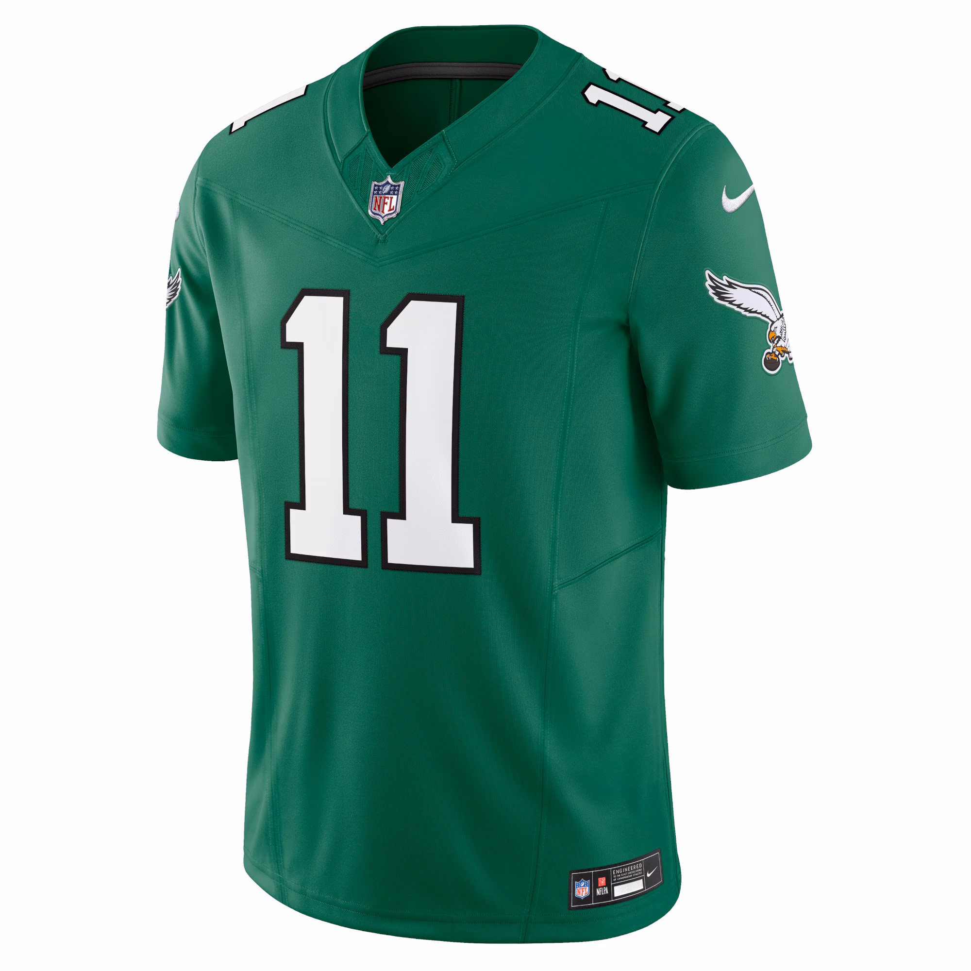 Men's Philadelphia Eagles A.J. Brown  Kelly Green Vapor F.U.S.E. Limited Jersey