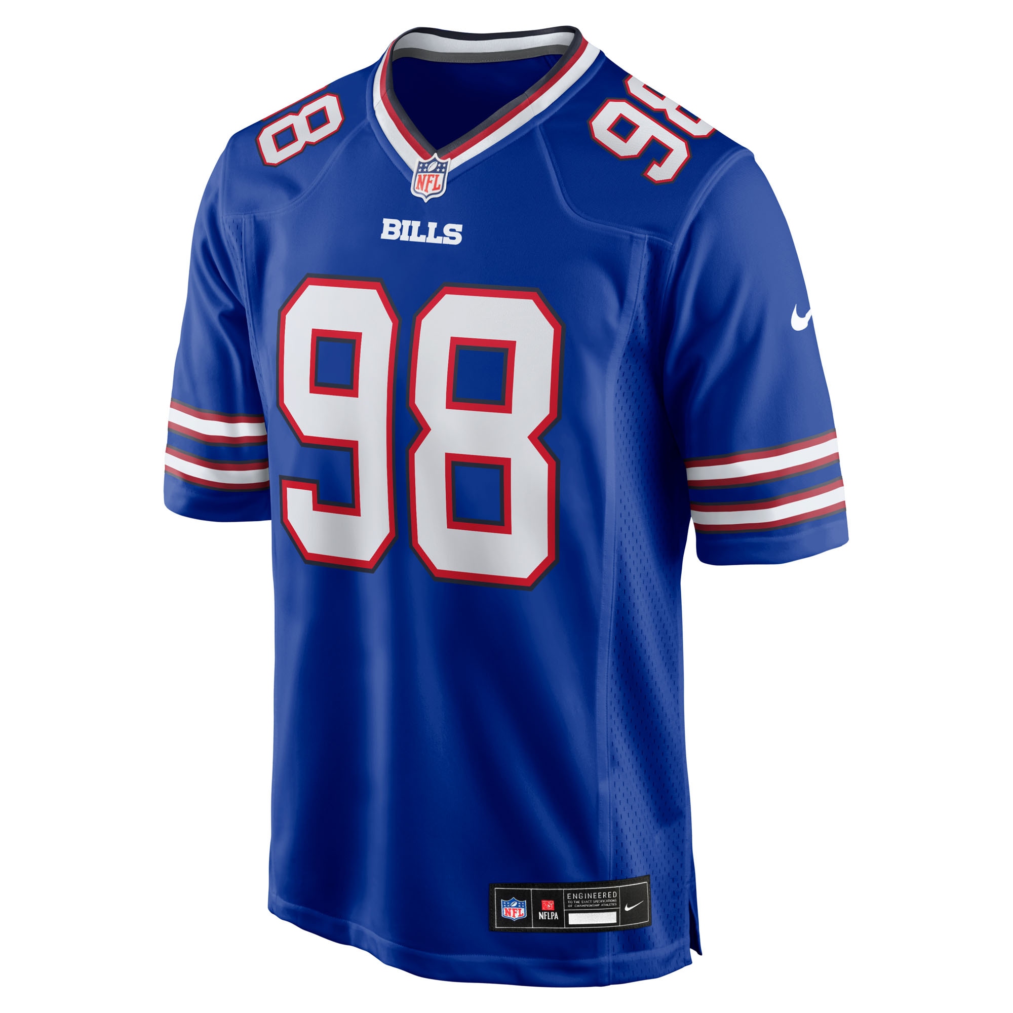 Men's Buffalo Bills T.J. Sanders  Royal Team Game Jersey