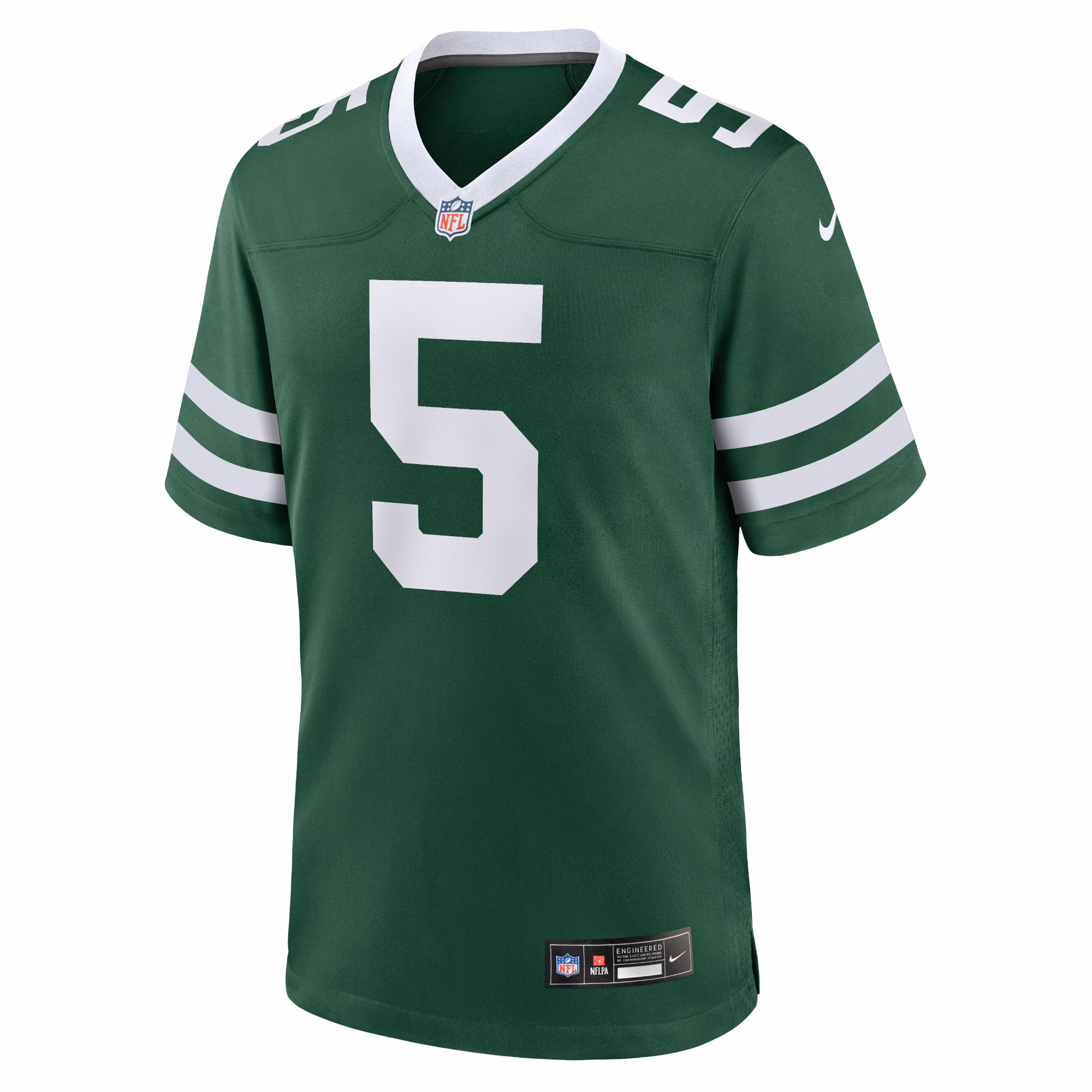 Men's New York Jets Garrett Wilson  Legacy Green Game Jersey