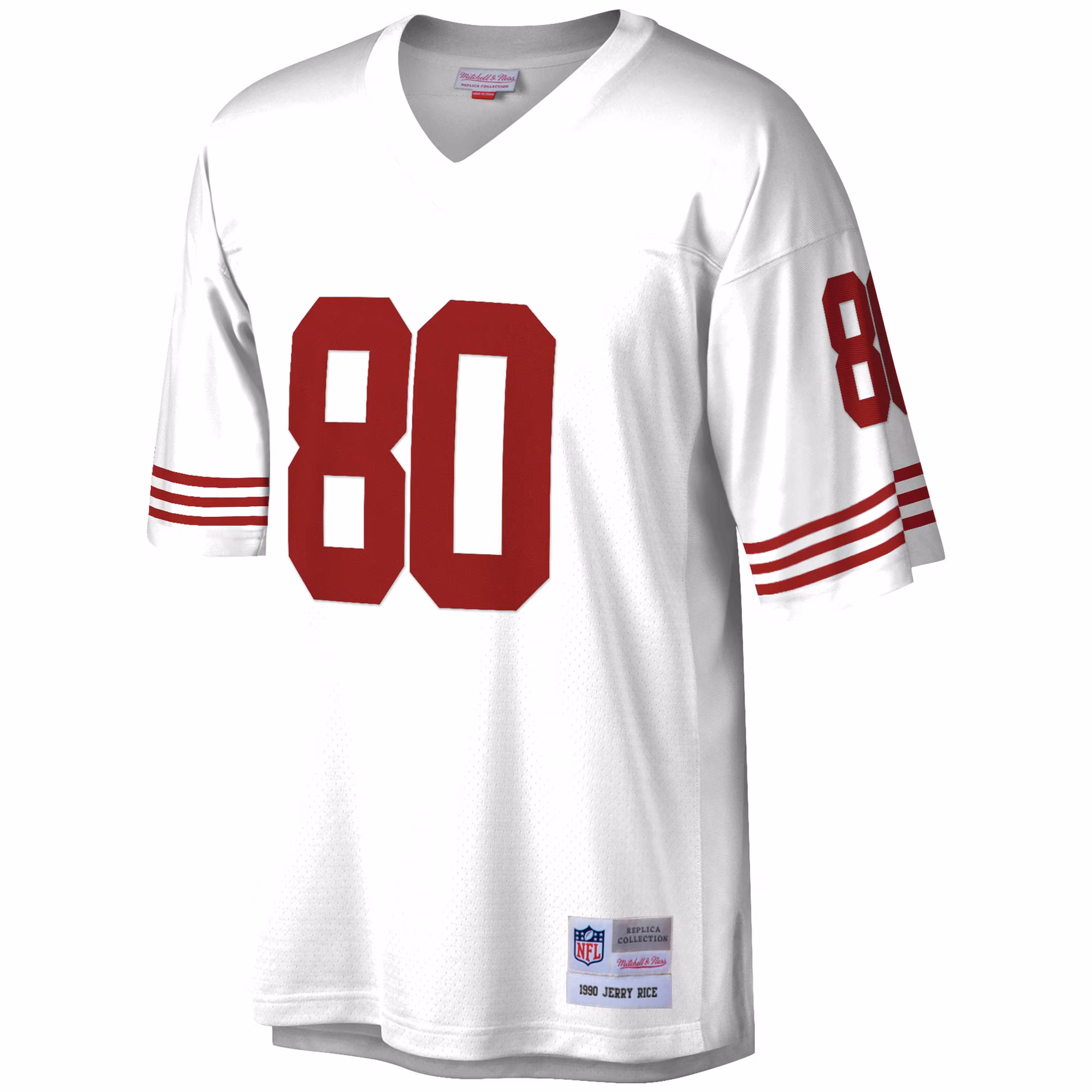 Men's San Francisco 49ers Jerry Rice Mitchell & Ness White Legacy Replica Jersey