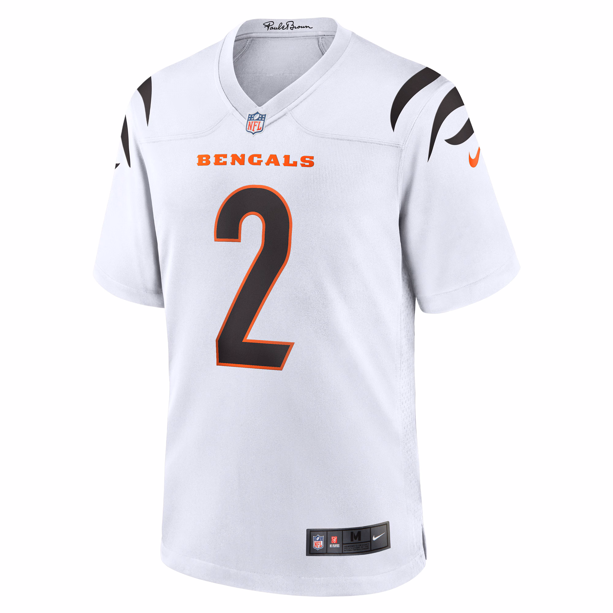 Men's Cincinnati Bengals Evan McPherson  White Game Player Jersey