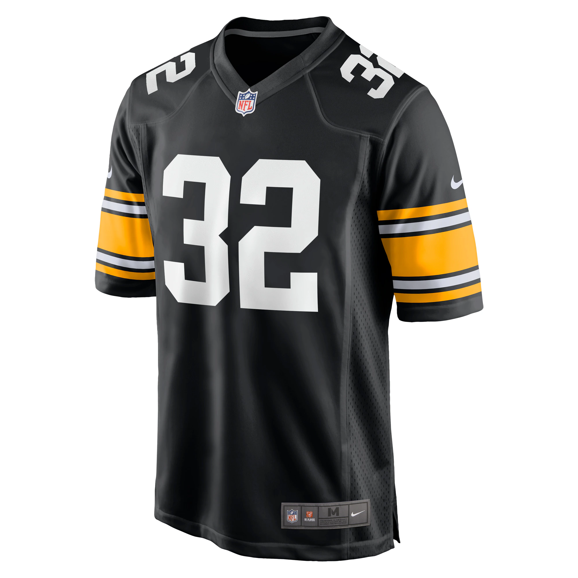Men's Pittsburgh Steelers Franco Harris  Black Alternate Retired Player Jersey