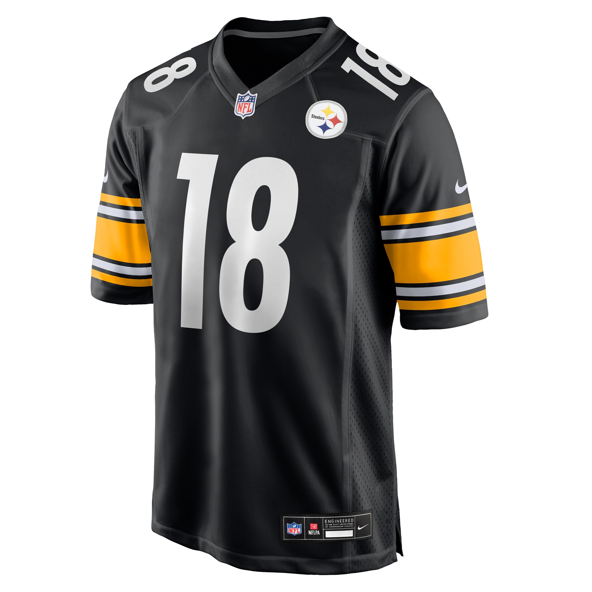 Men's Pittsburgh Steelers Will Howard  Black Team Game Jersey