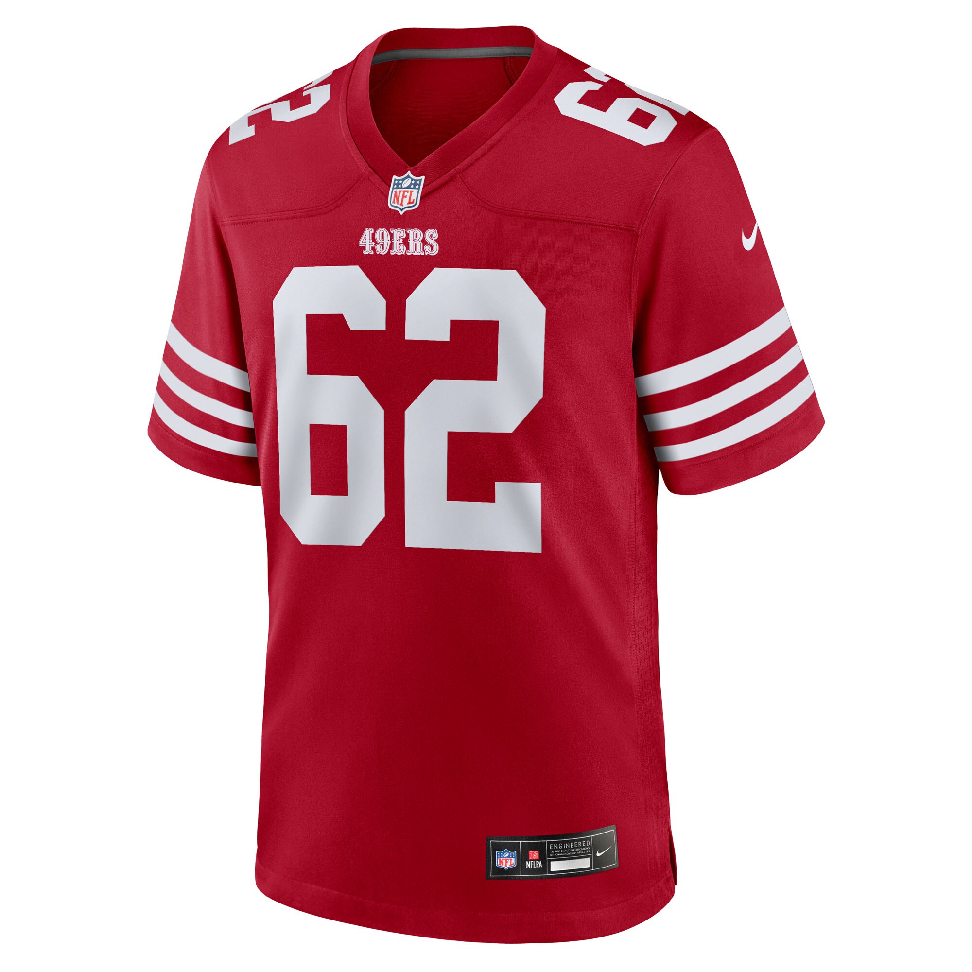 Men's San Francisco 49ers Austen Pleasants  Scarlet Team Game Jersey