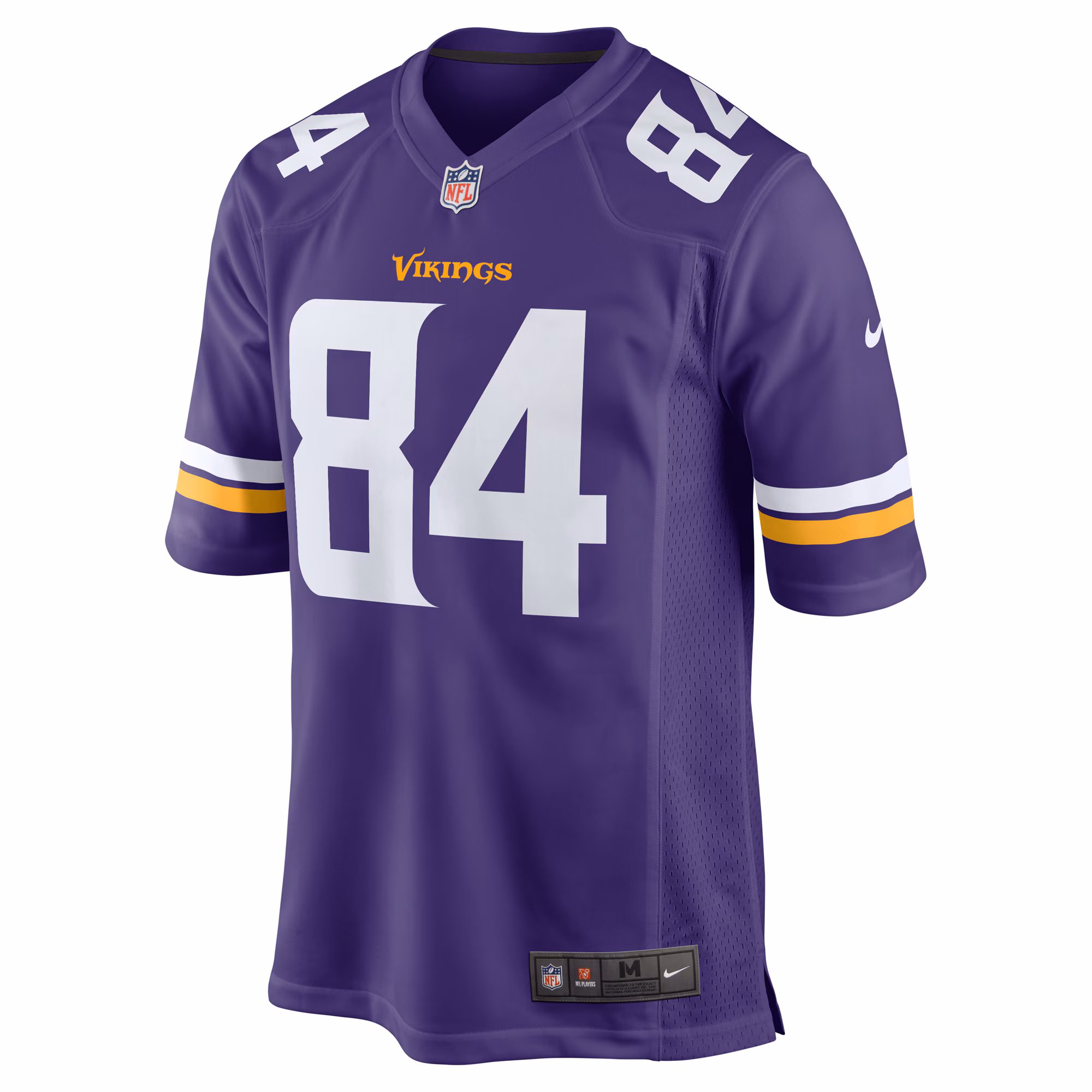 Men's Minnesota Vikings Josh Oliver  Purple Game Player Jersey