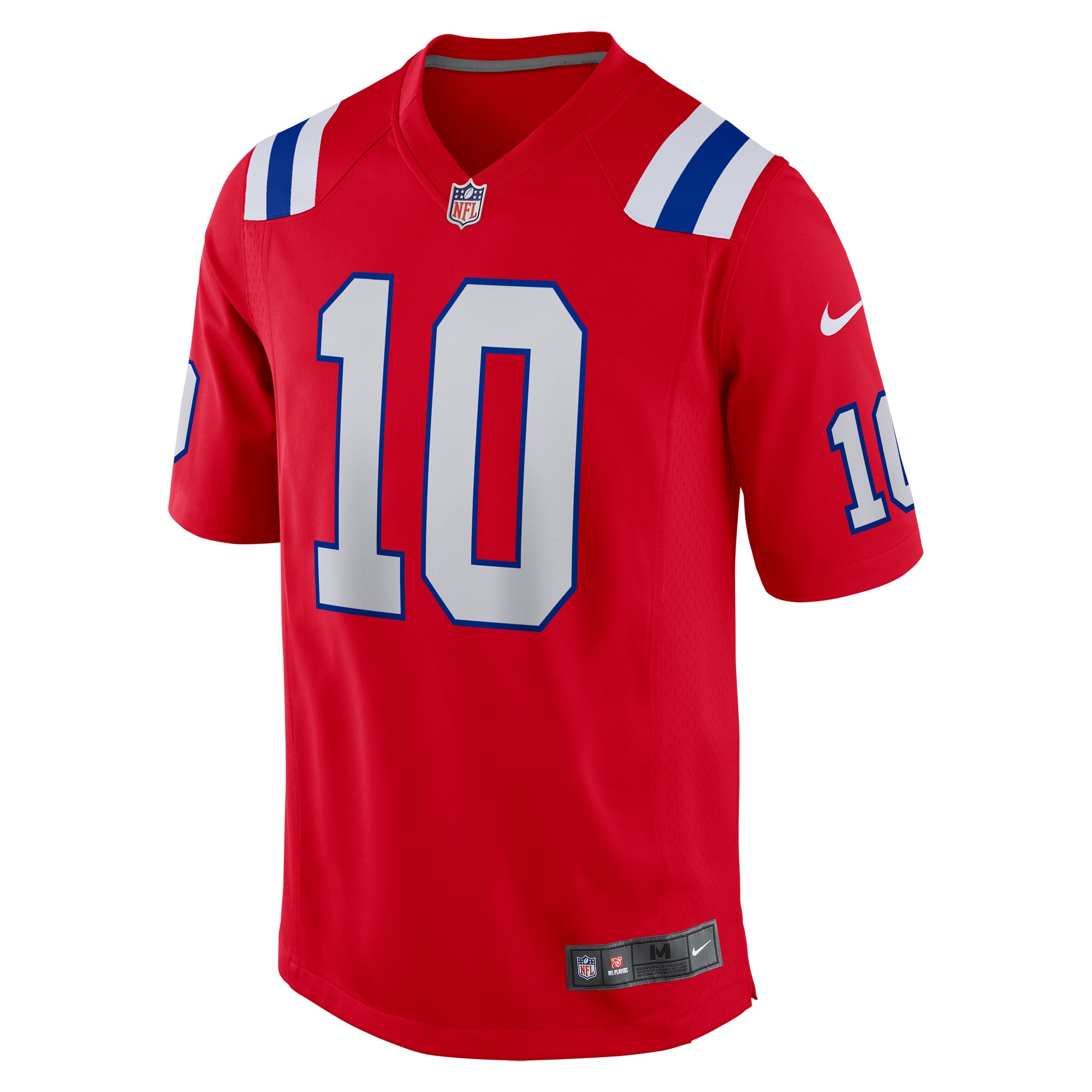 Men's New England Patriots Drake Maye  Red Player Game Jersey