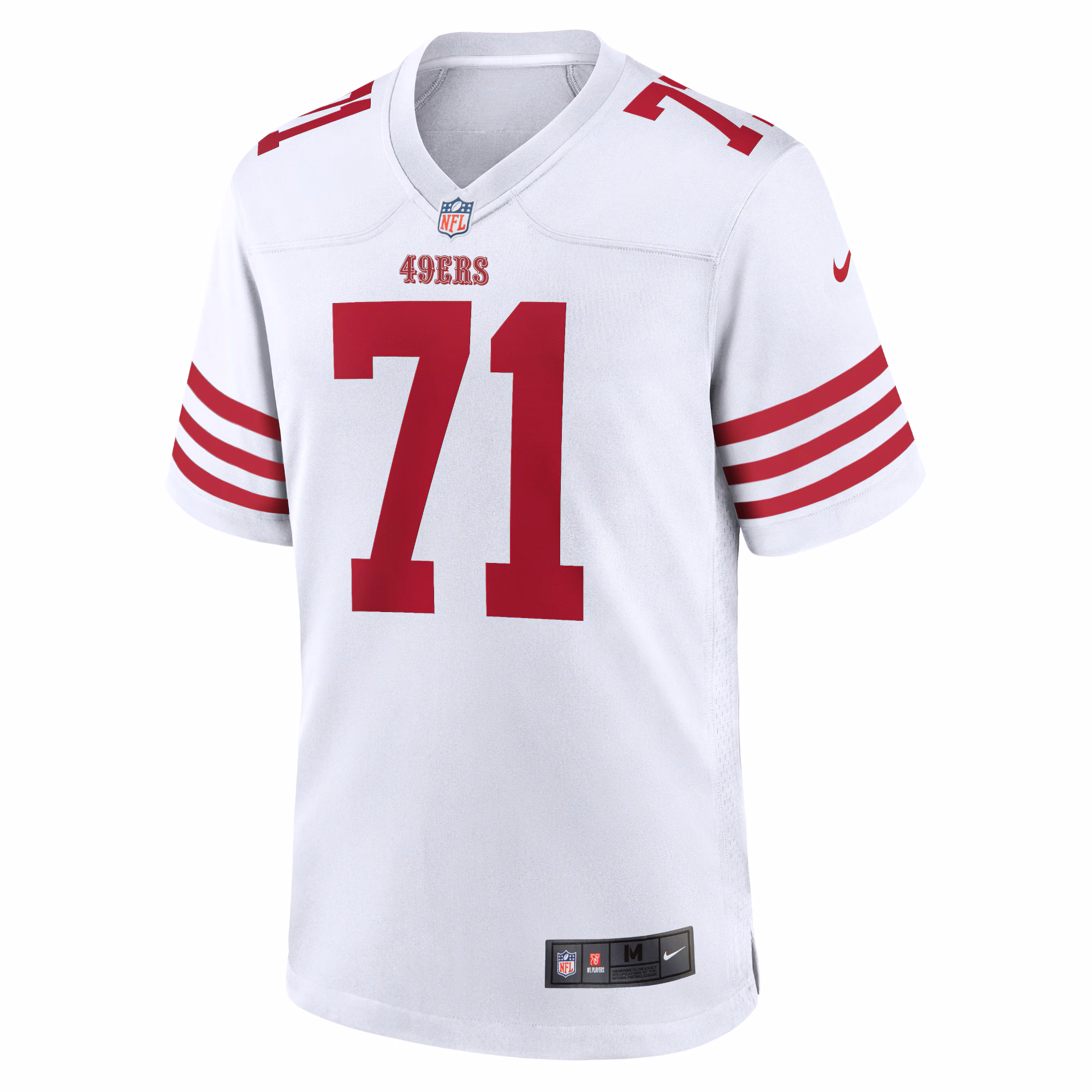 Men's San Francisco 49ers Trent Williams  White Player Game Jersey