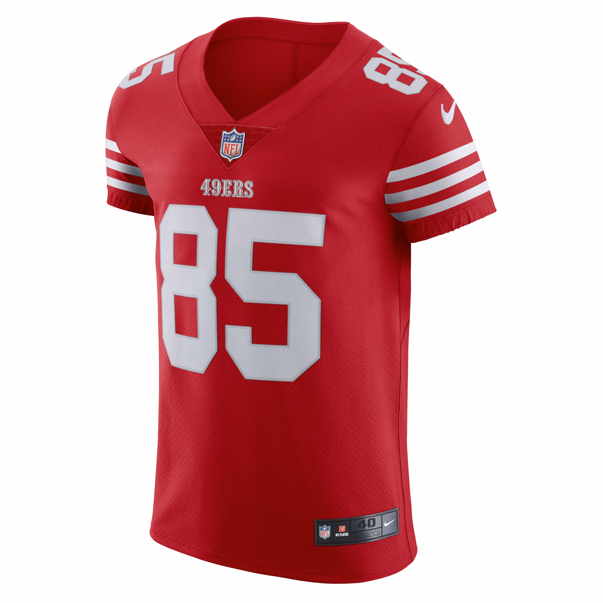 Men's San Francisco 49ers George Kittle  Scarlet Vapor Elite Jersey