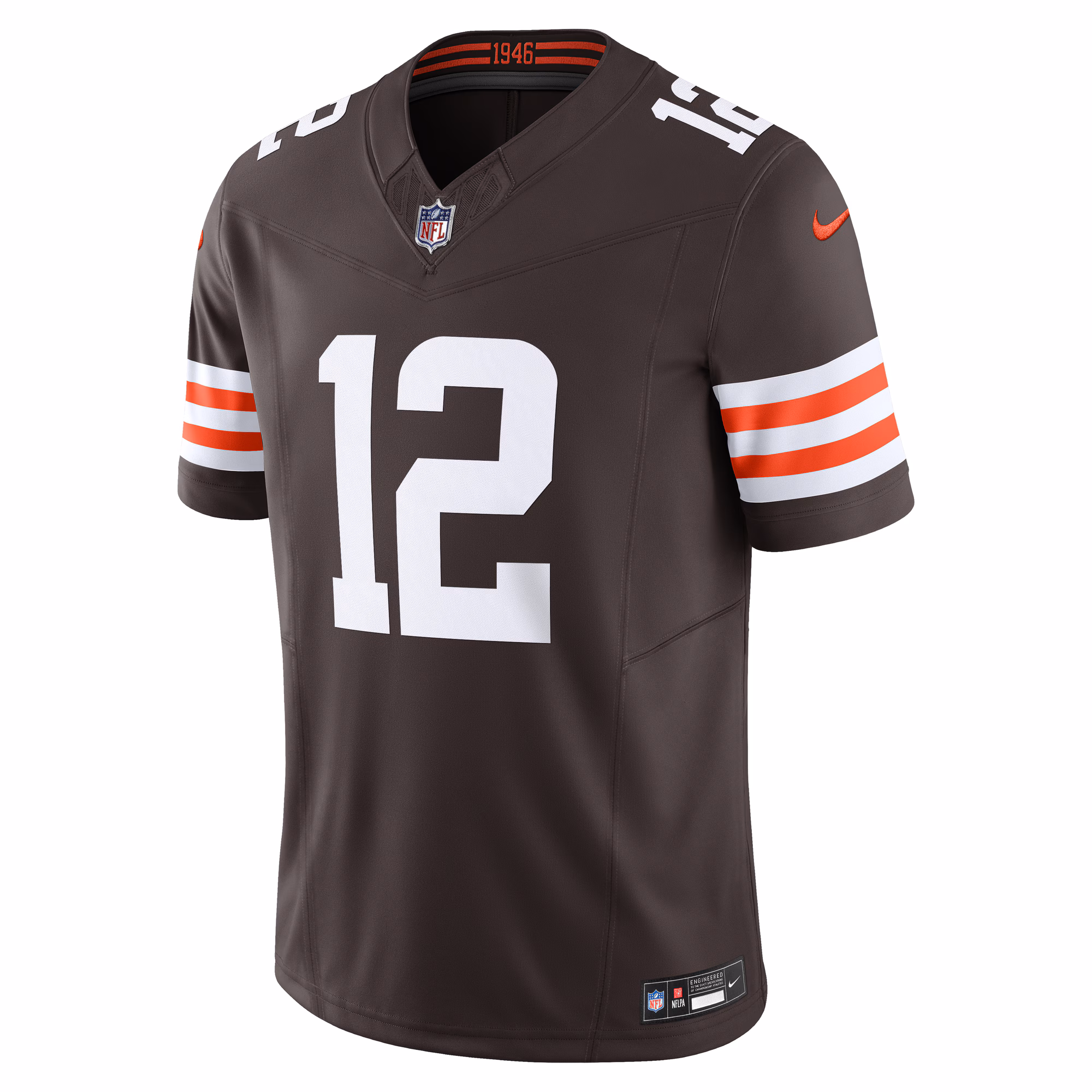 Men's Cleveland Browns Shedeur Sanders  Brown Team Vapor F.U.S.E. Limited Jersey