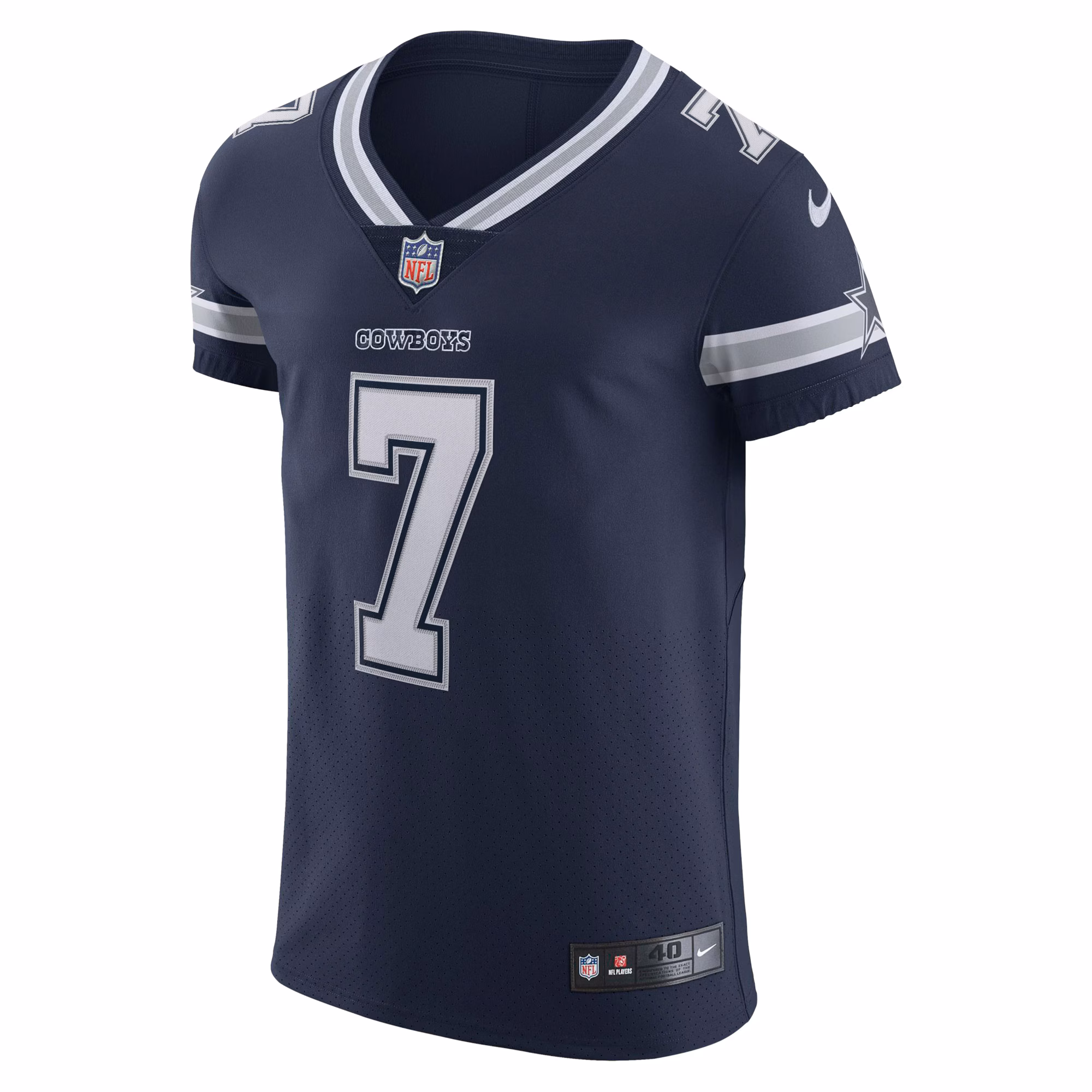 Men's Dallas Cowboys Trevon Diggs  Navy Vapor Elite Jersey