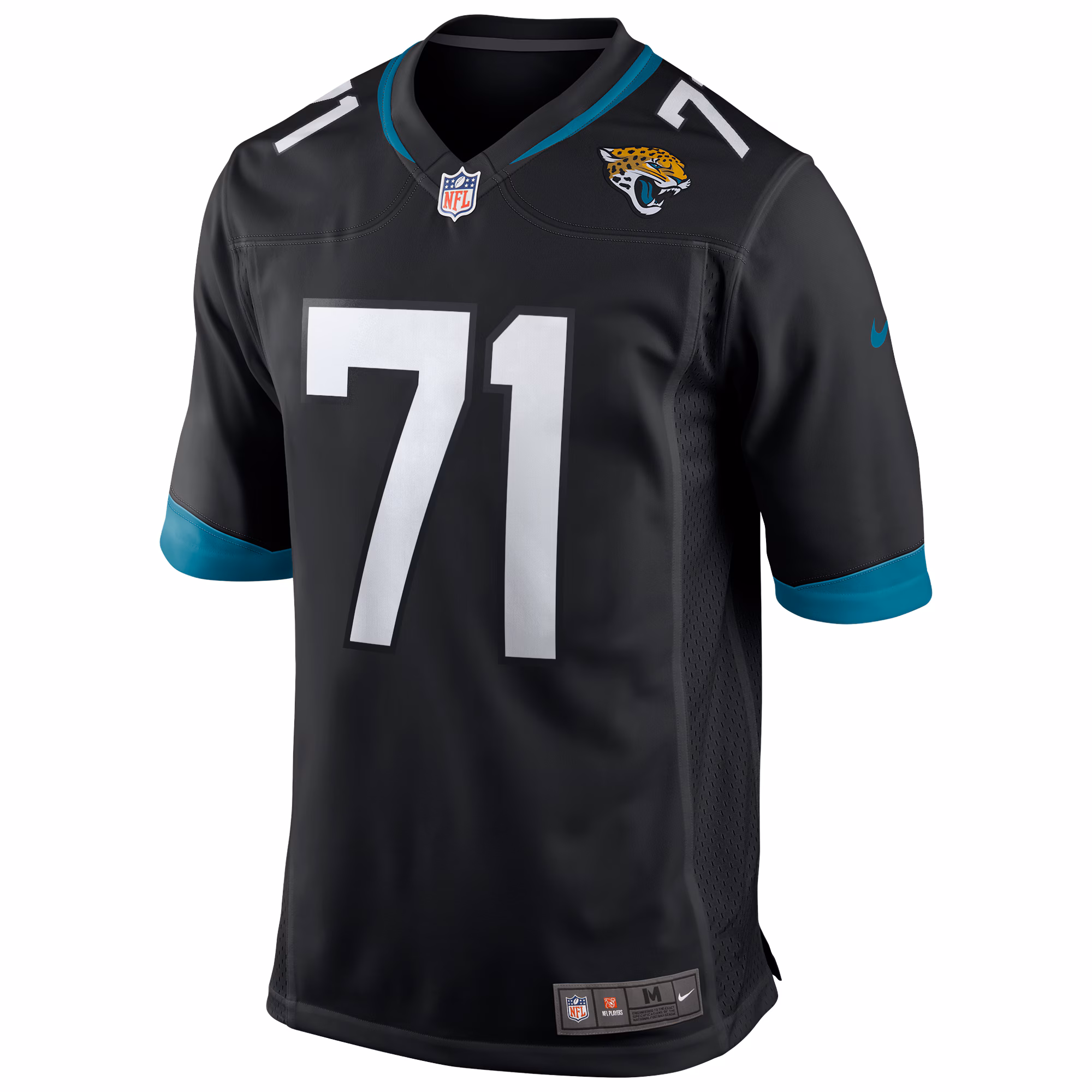 Men's Jacksonville Jaguars Tony Boselli  Black Retired Player Alternate Game Jersey