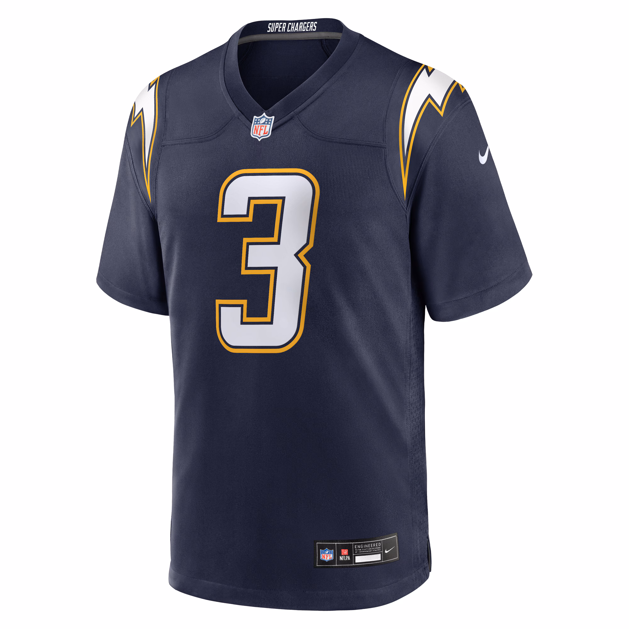 Men's Los Angeles Chargers Derwin James Jr.  Navy Alternate Super Chargers Game Jersey