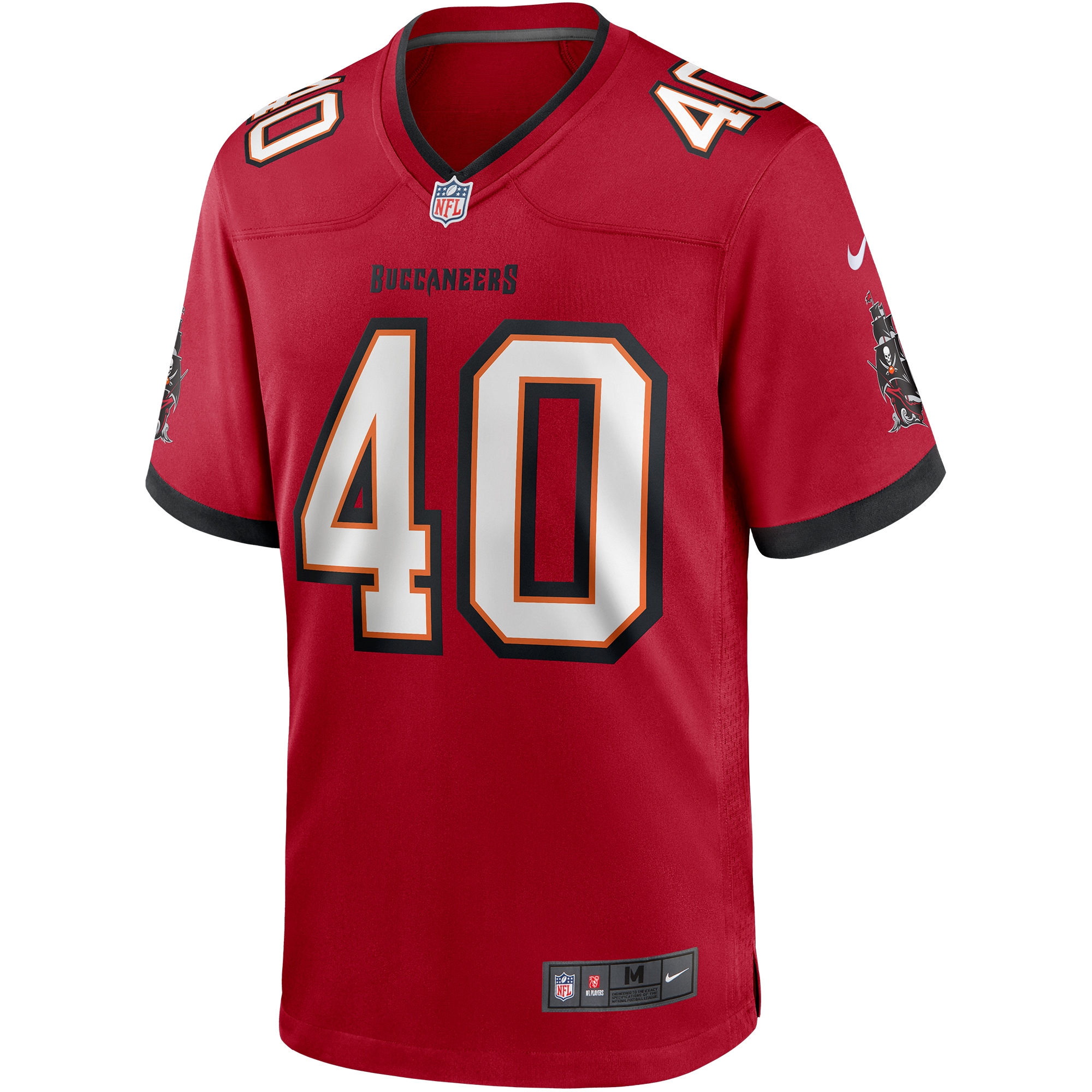 Men's Tampa Bay Buccaneers Mike Alstott  Red Retired Player Game Jersey