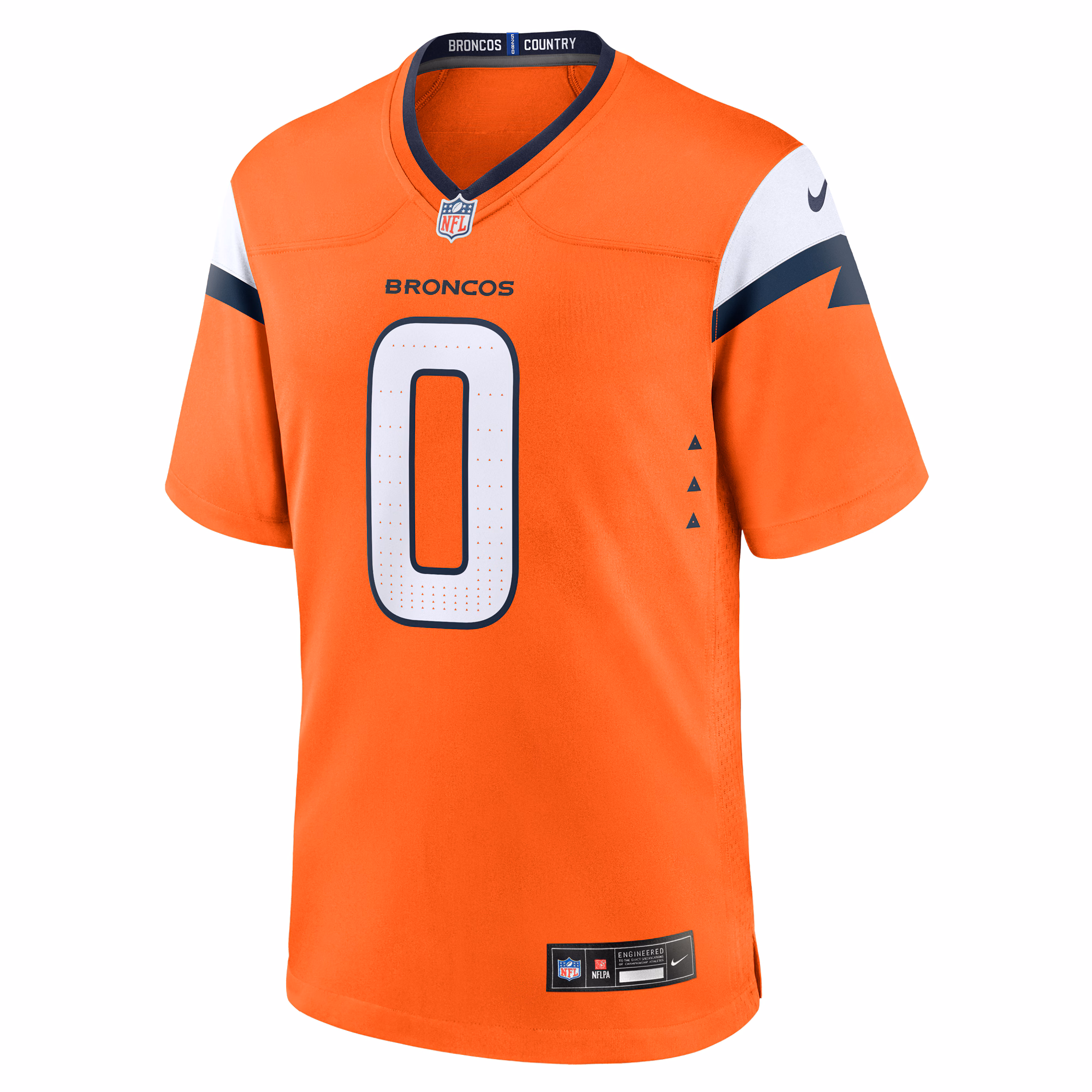 Men's Denver Broncos Jonathon Cooper  Orange Team Game Jersey