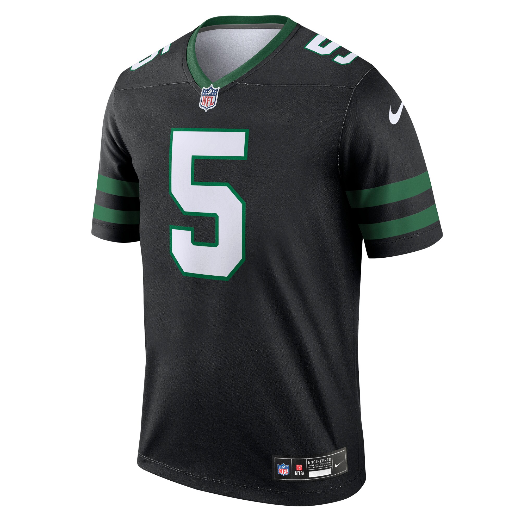 Men's New York Jets Garrett Wilson  Black Legend Player Performance Top