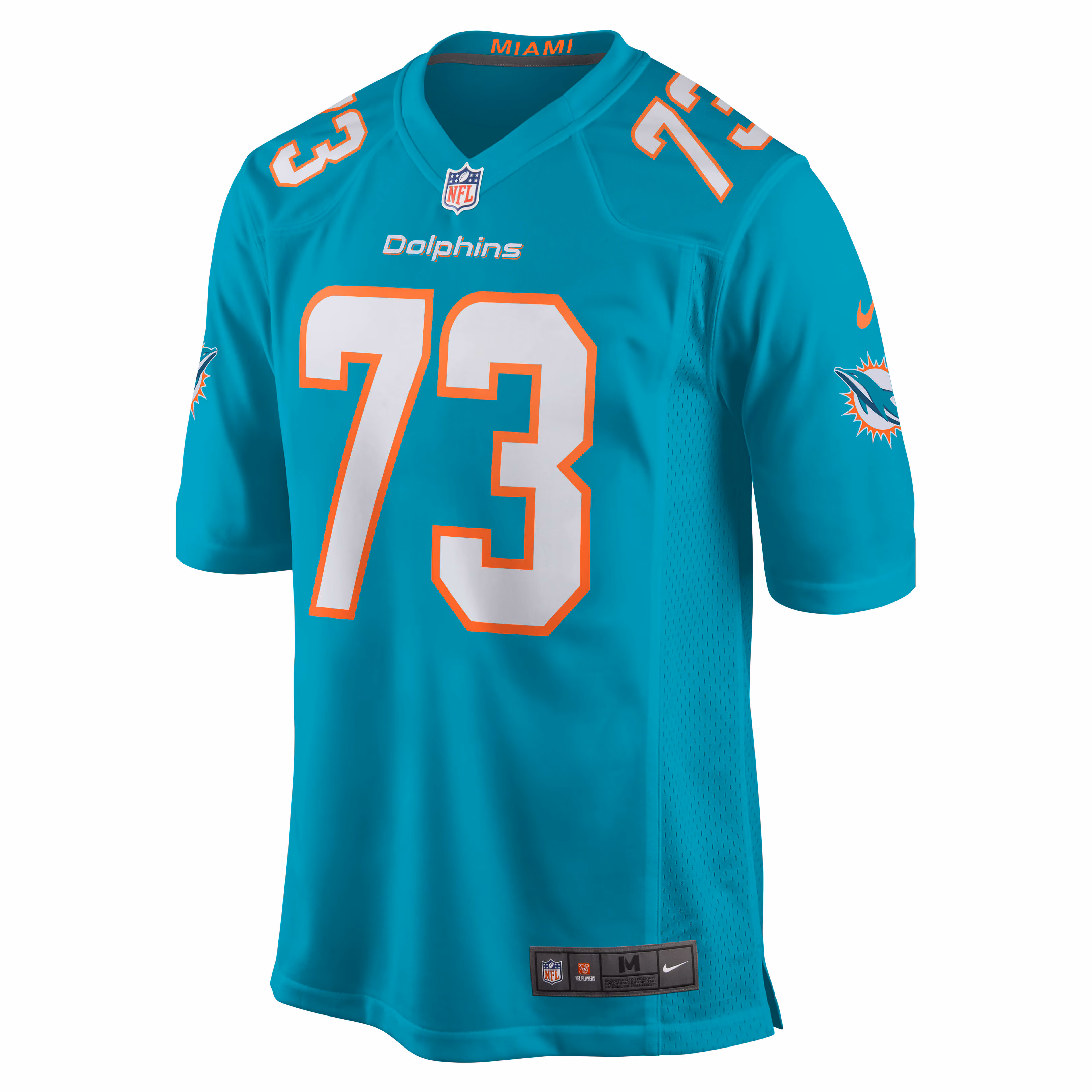 Men's Miami Dolphins Austin Jackson  Aqua Game Jersey