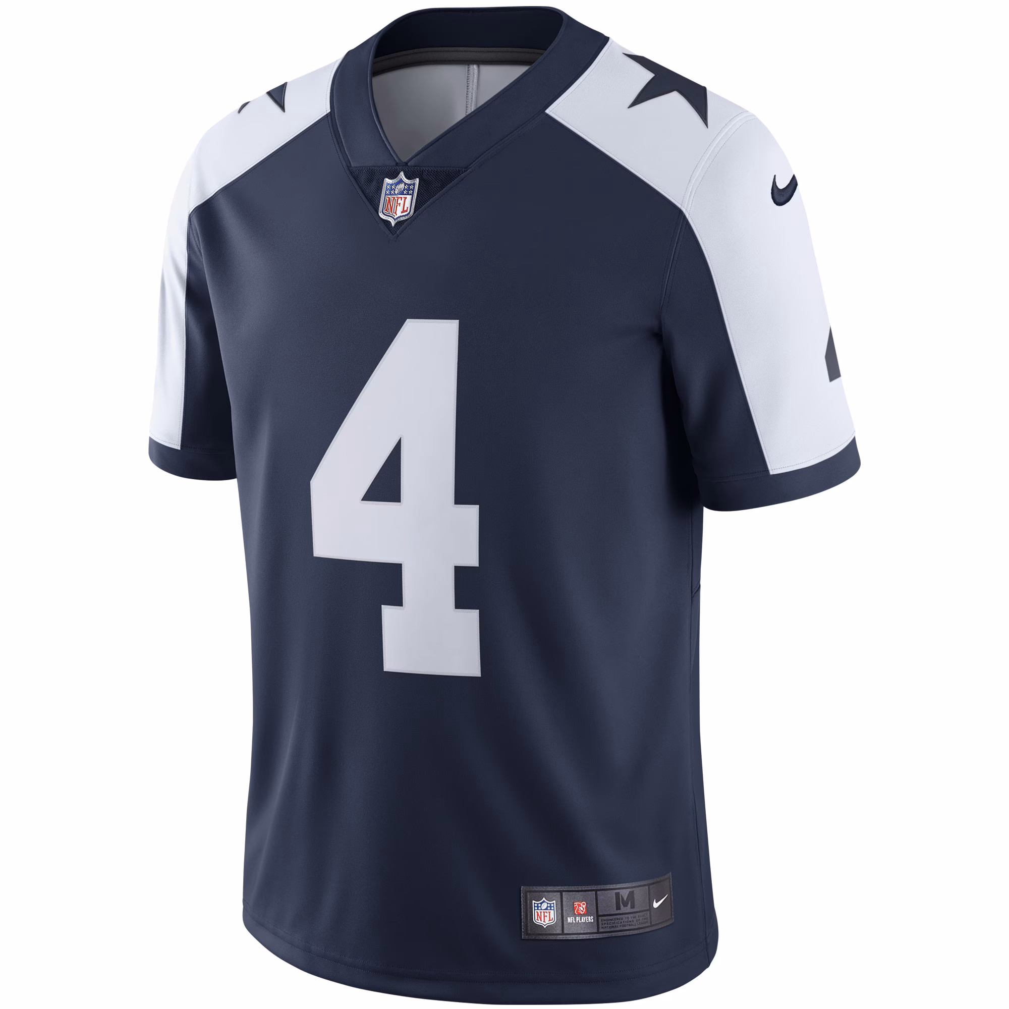 Men's Dallas Cowboys Dak Prescott  Navy Alternate Vapor Limited Jersey