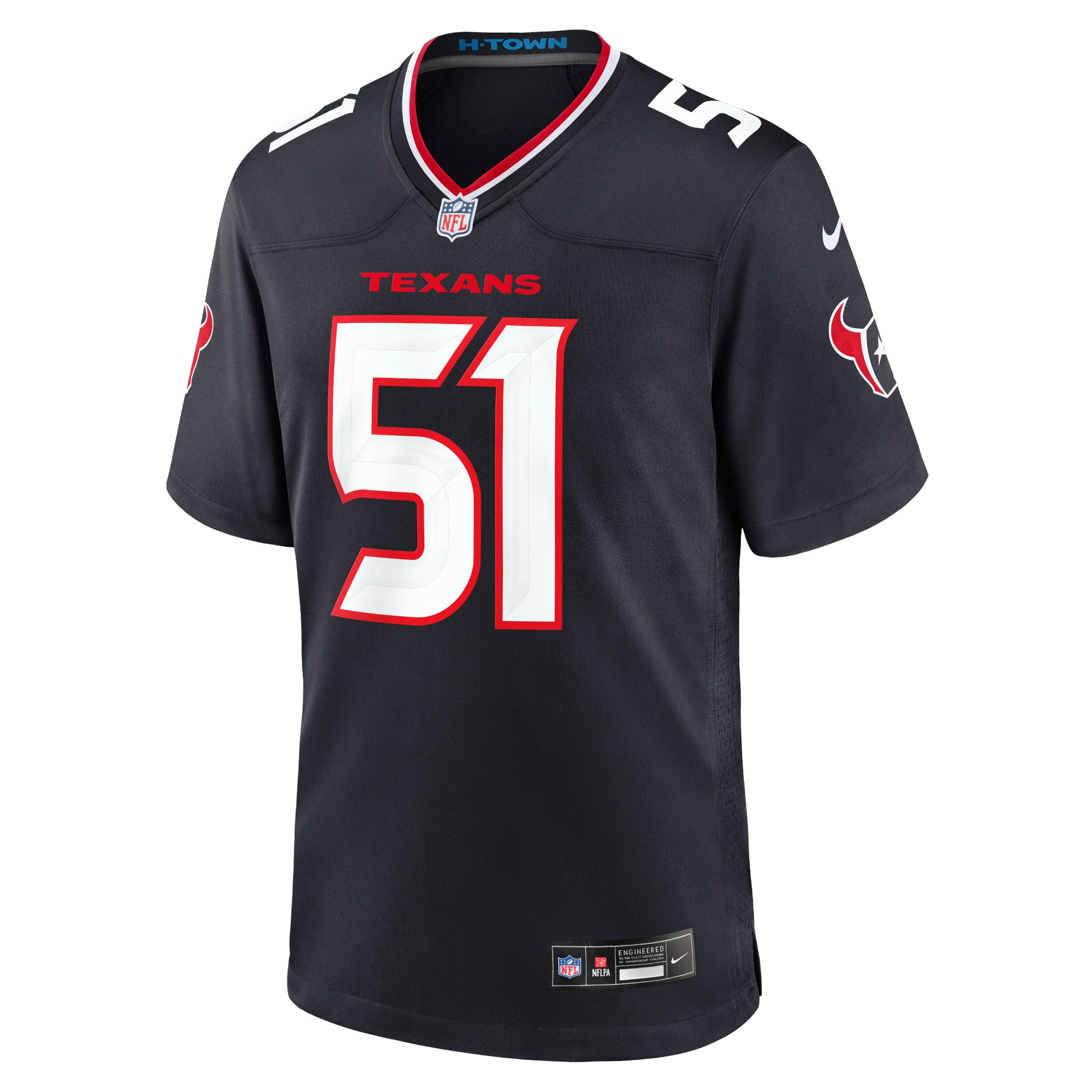 Men's Houston Texans Will Anderson Jr.  Navy Game Jersey