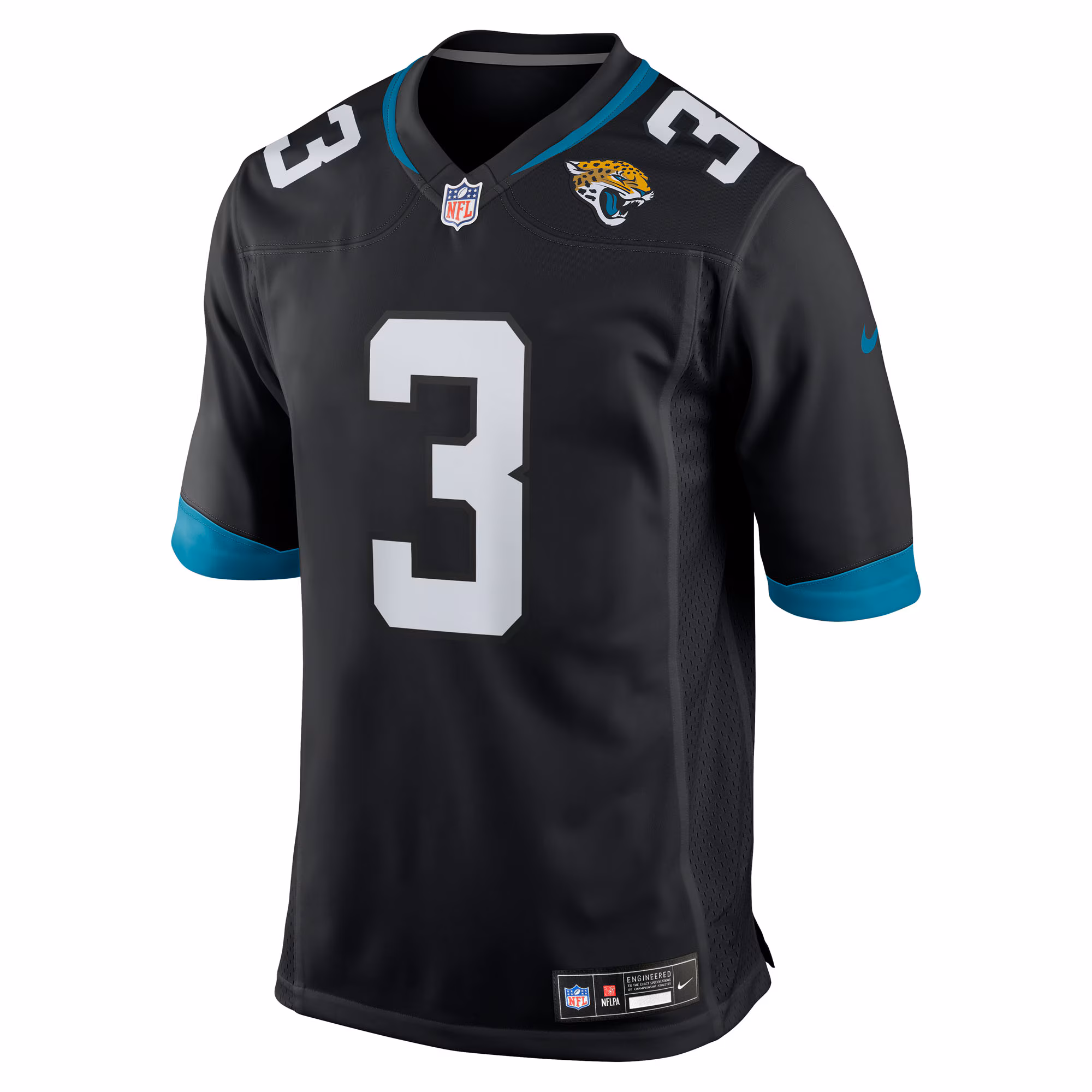 Men's Jacksonville Jaguars Jakobi Meyers  Black Alternate Game Jersey