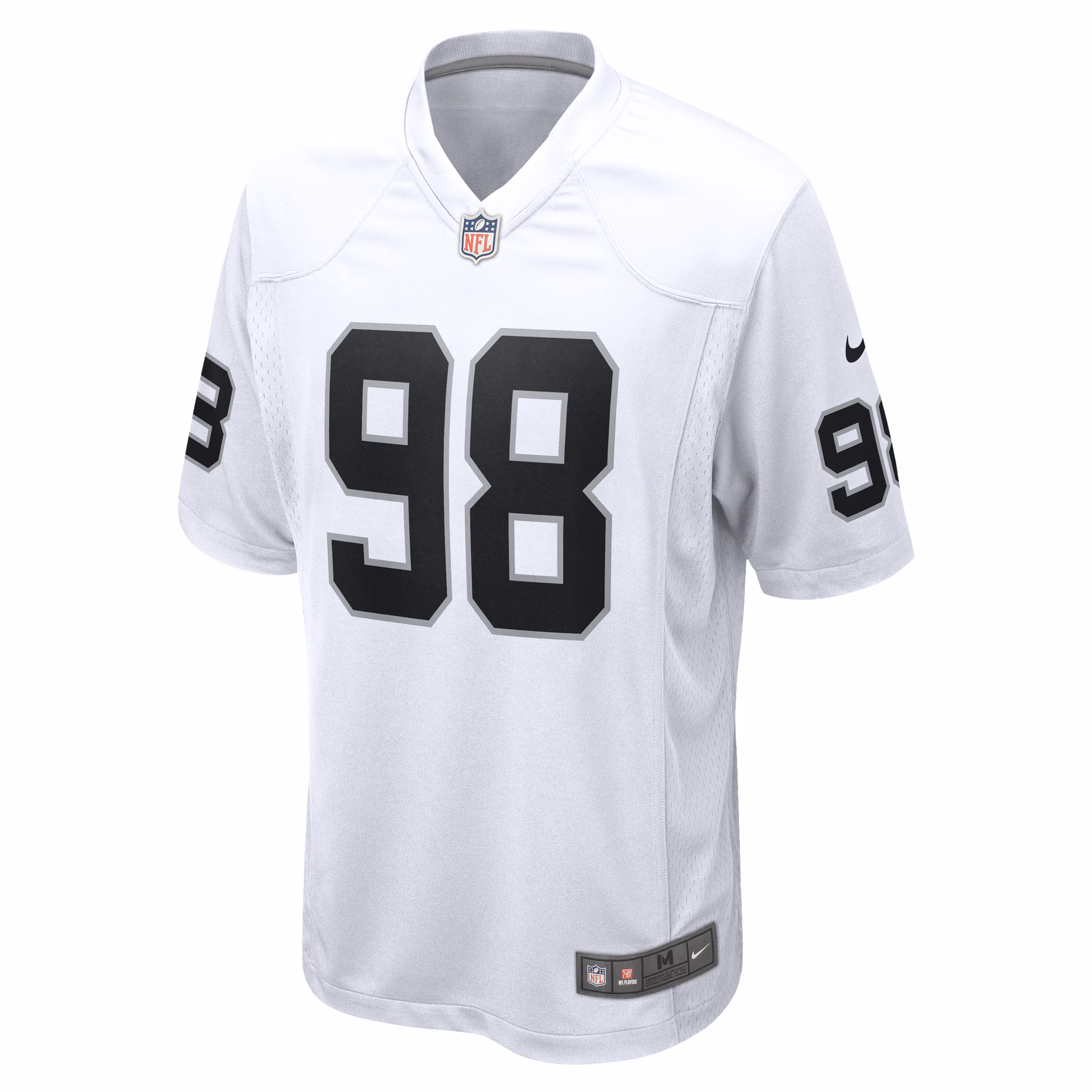 Men's Las Vegas Raiders Maxx Crosby  White Game Jersey