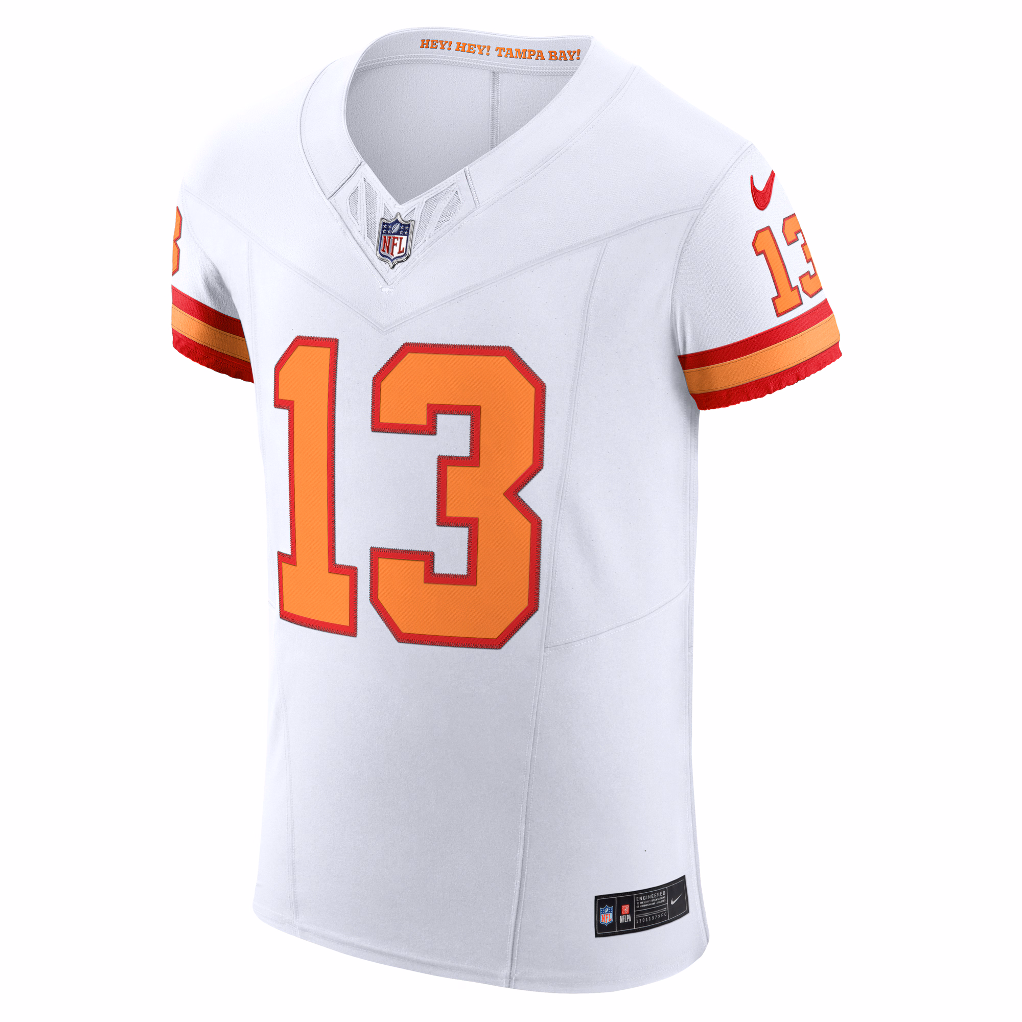 Men's Tampa Bay Buccaneers Mike Evans  White The '76 Jersey Vapor F.U.S.E. Elite Jersey