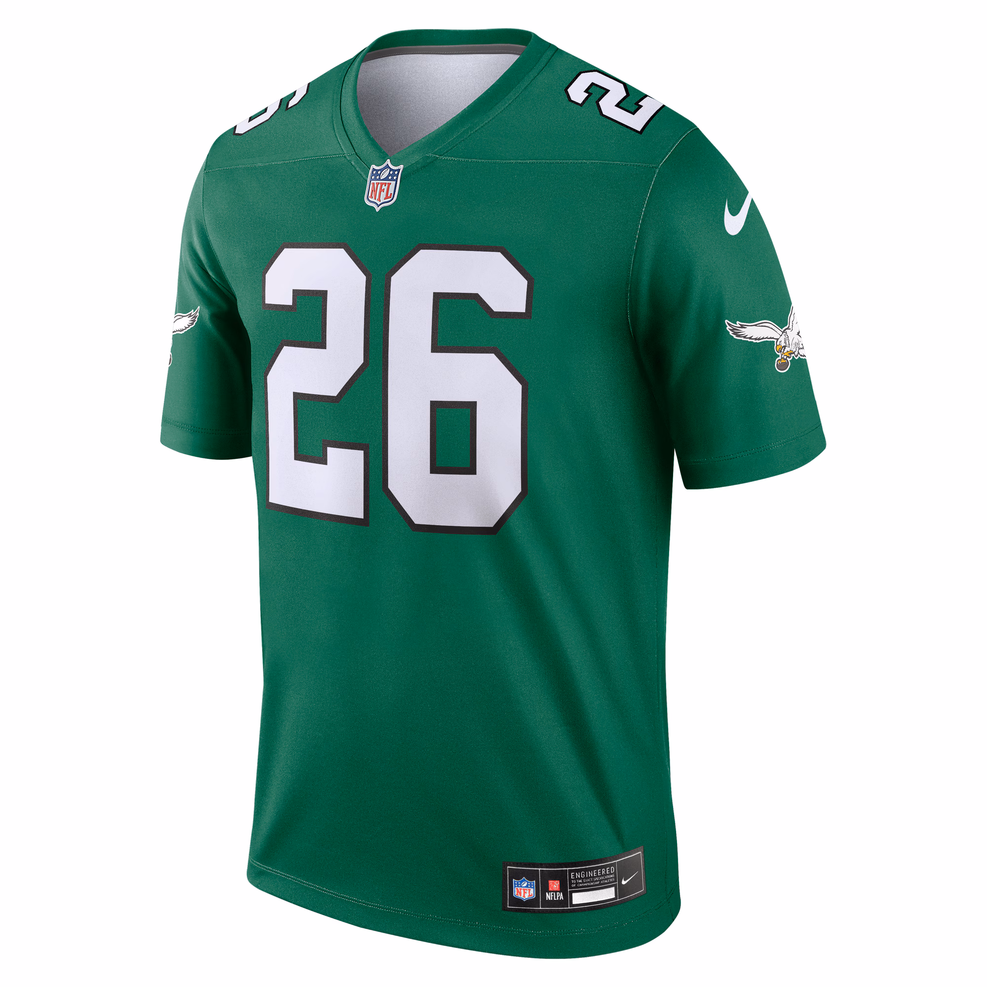 Men's Philadelphia Eagles Saquon Barkley  Kelly Green Legend Player Performance Top